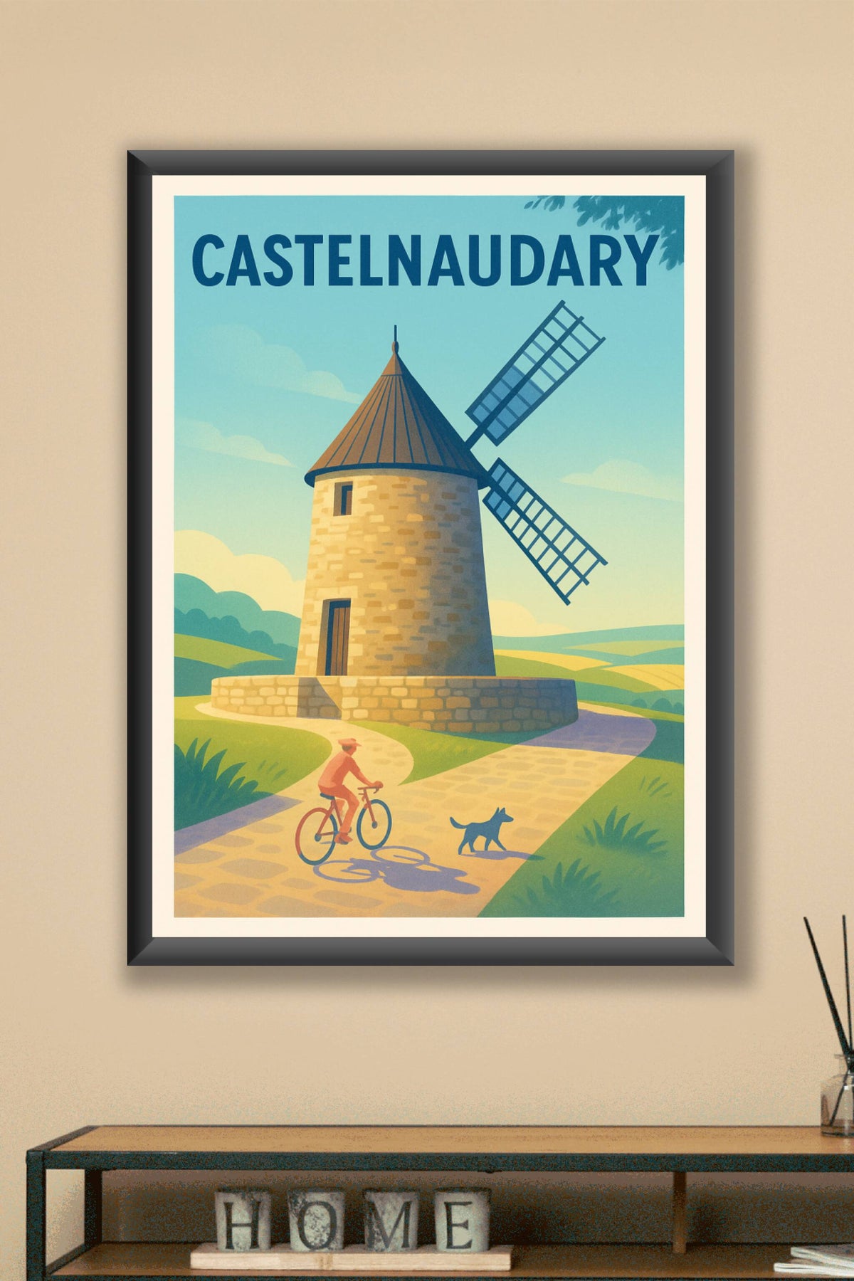 Affiche de Castelnaudary - Flânerie au Moulin de Campagne
