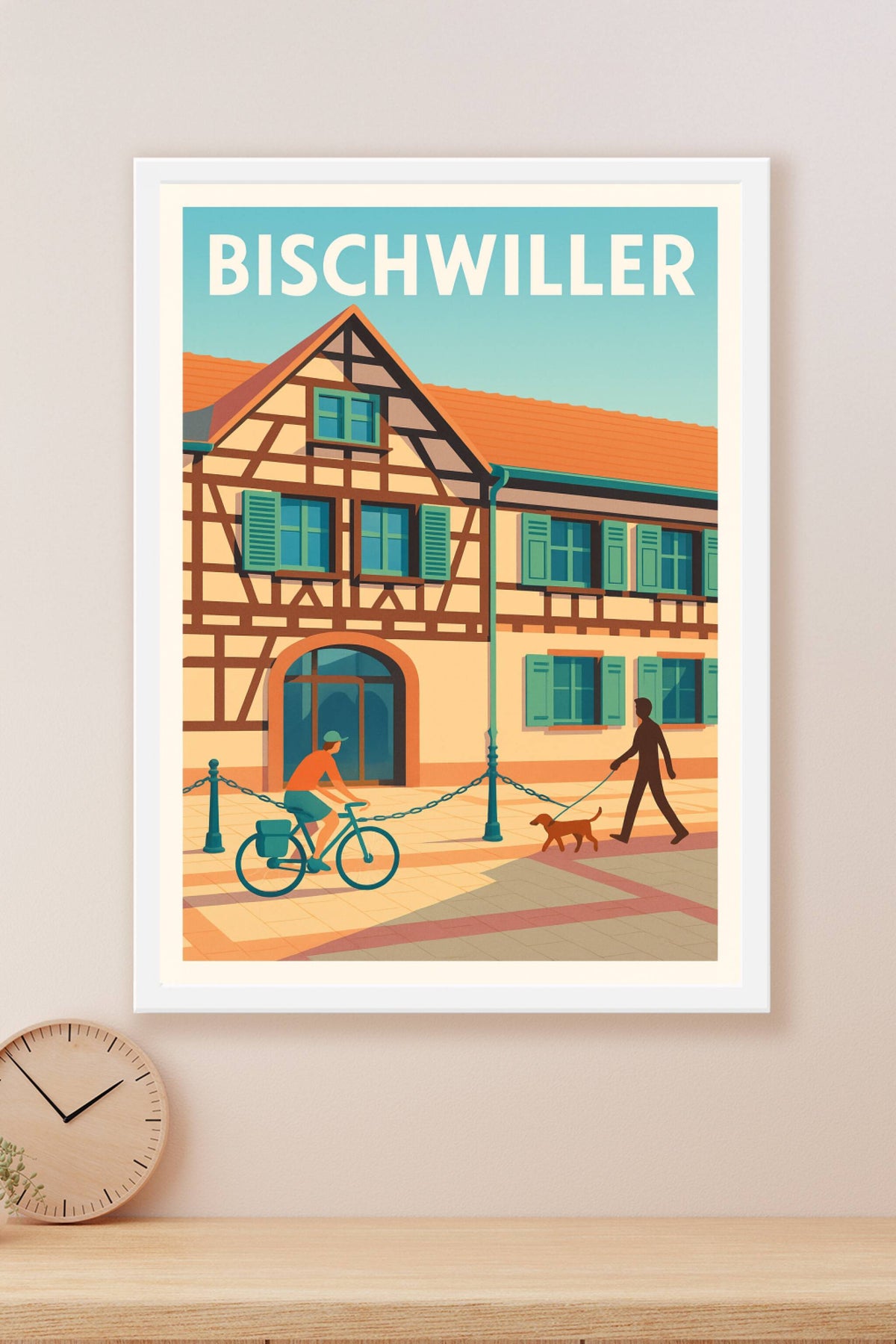 Affiche de Bischwiller - Charme et douceur de vie en Alsace