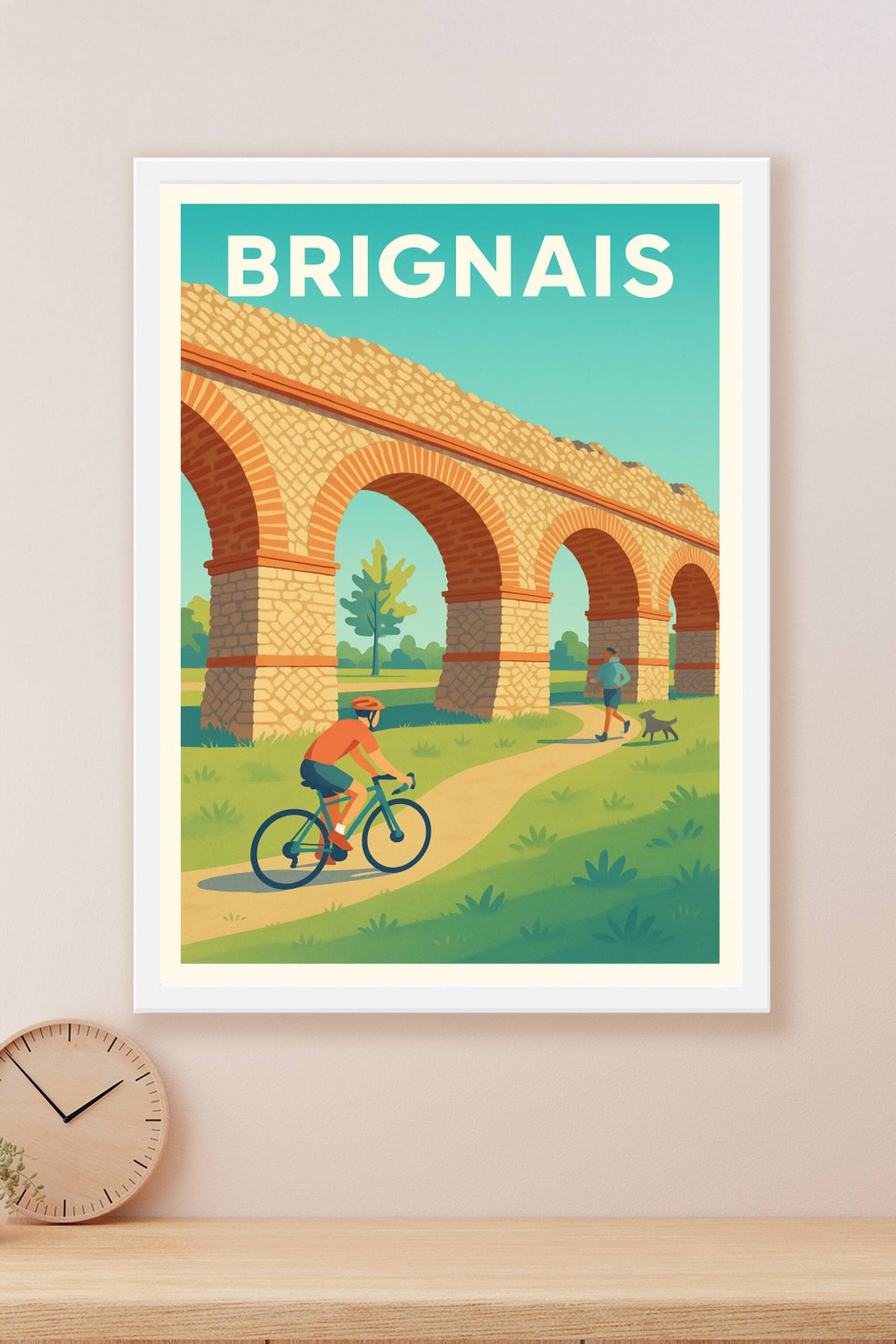 Affiche de Brignais - L'Art du Chemin sous l'Aqueduc