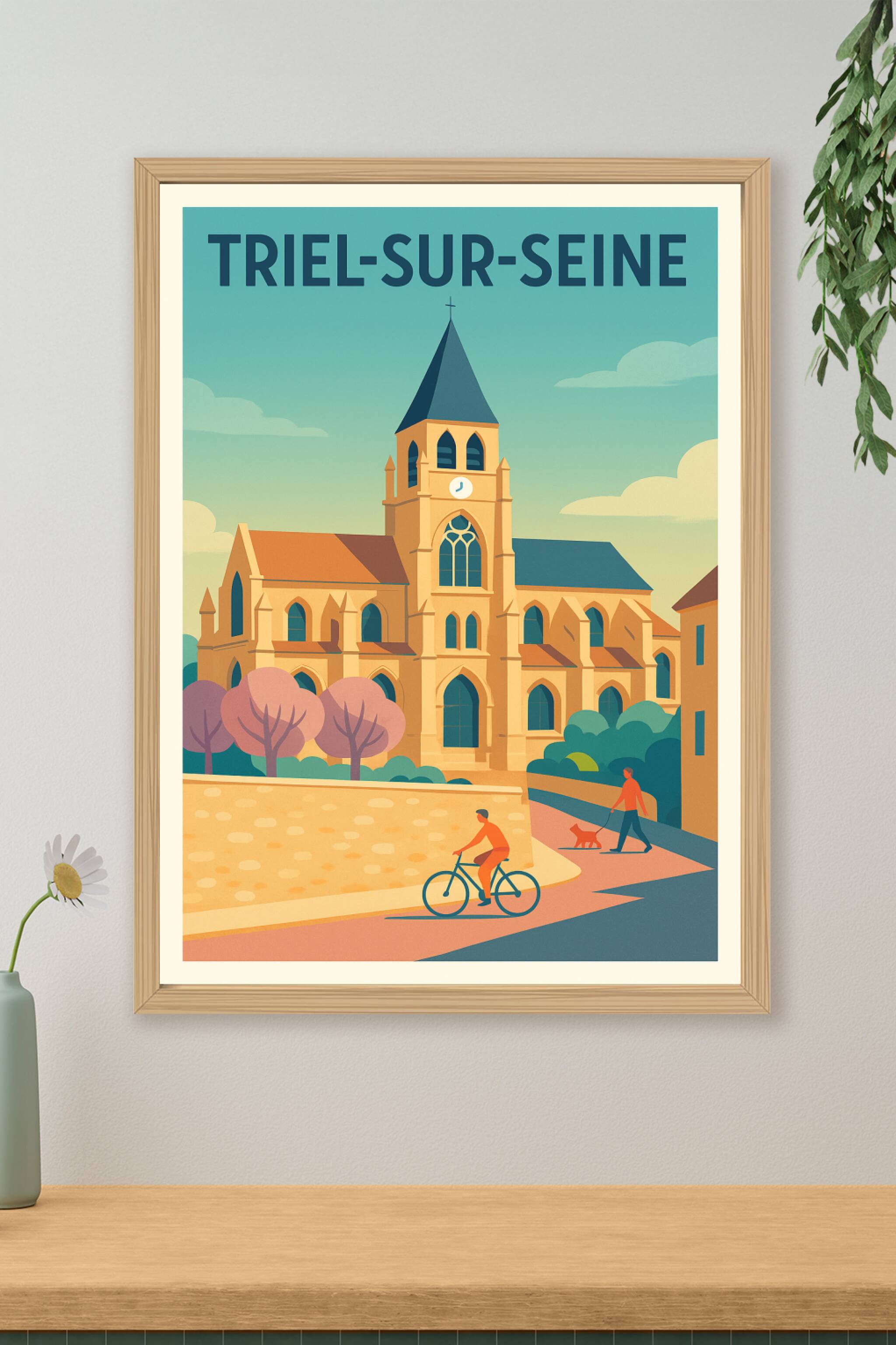 Affiche de Triel-sur-Seine - Charme tranquille au cœur de la ville