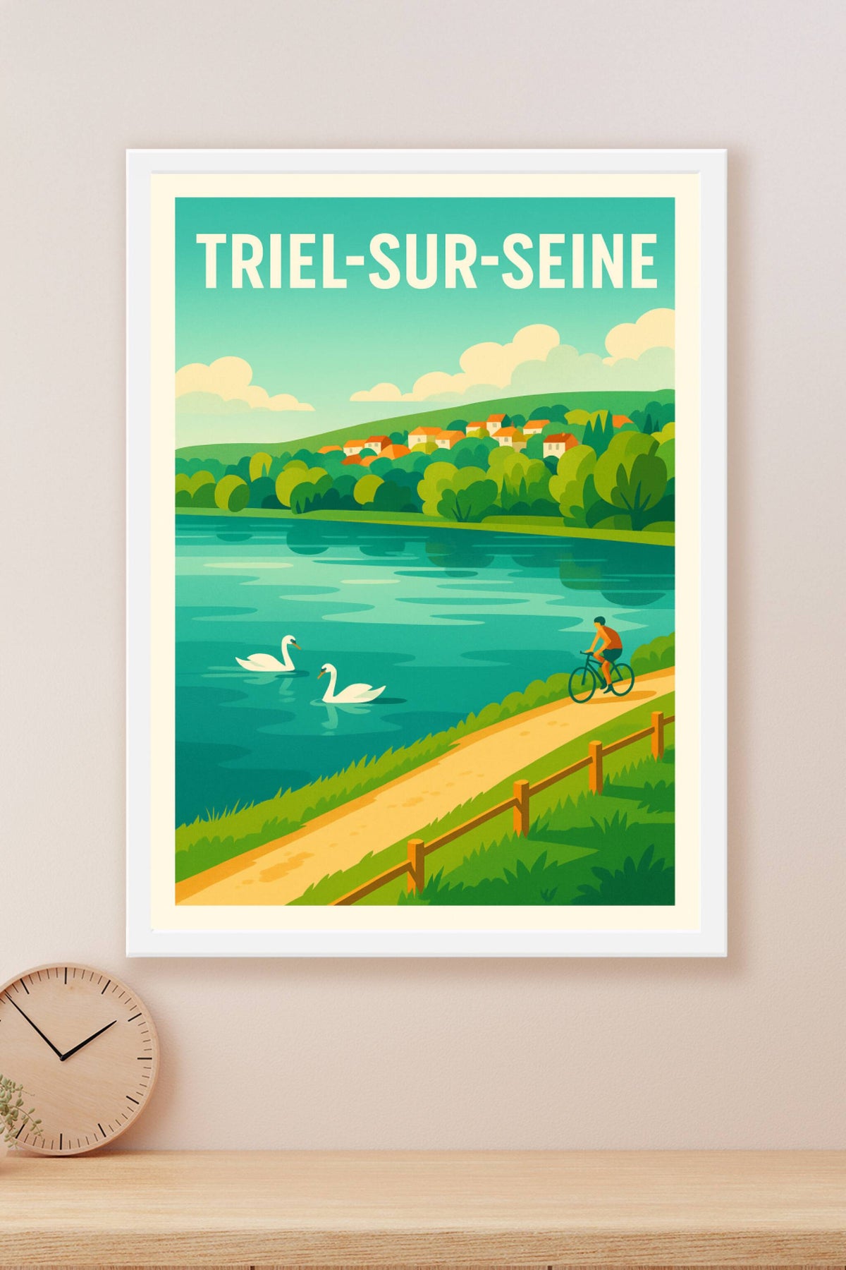 Affiche de Triel-sur-Seine - Harmonie bucolique au fil de l’eau