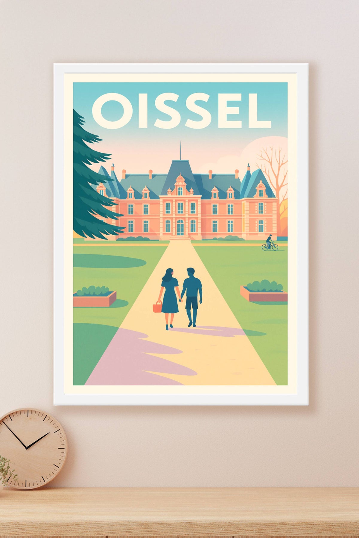 Affiche de Oissel - Promenade romantique au château