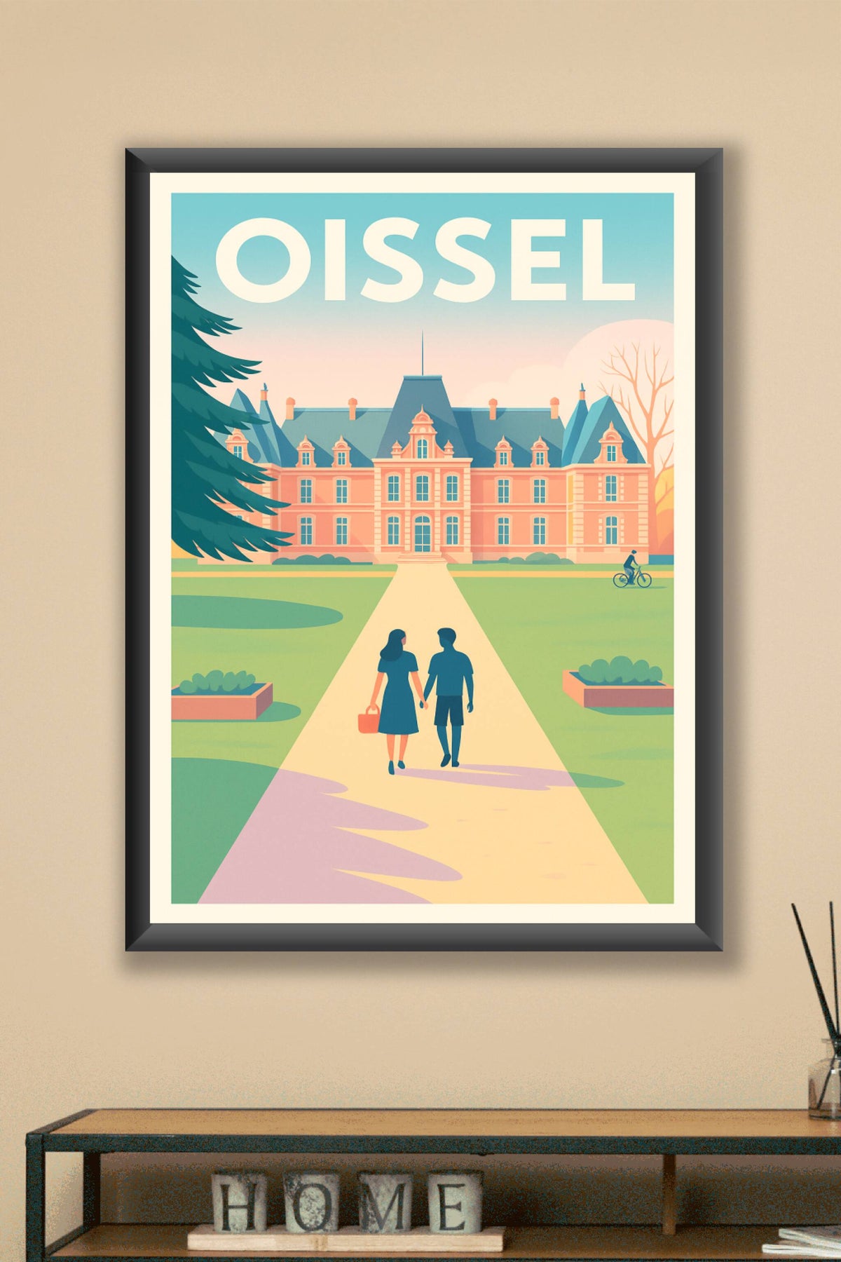 Affiche de Oissel - Promenade romantique au château