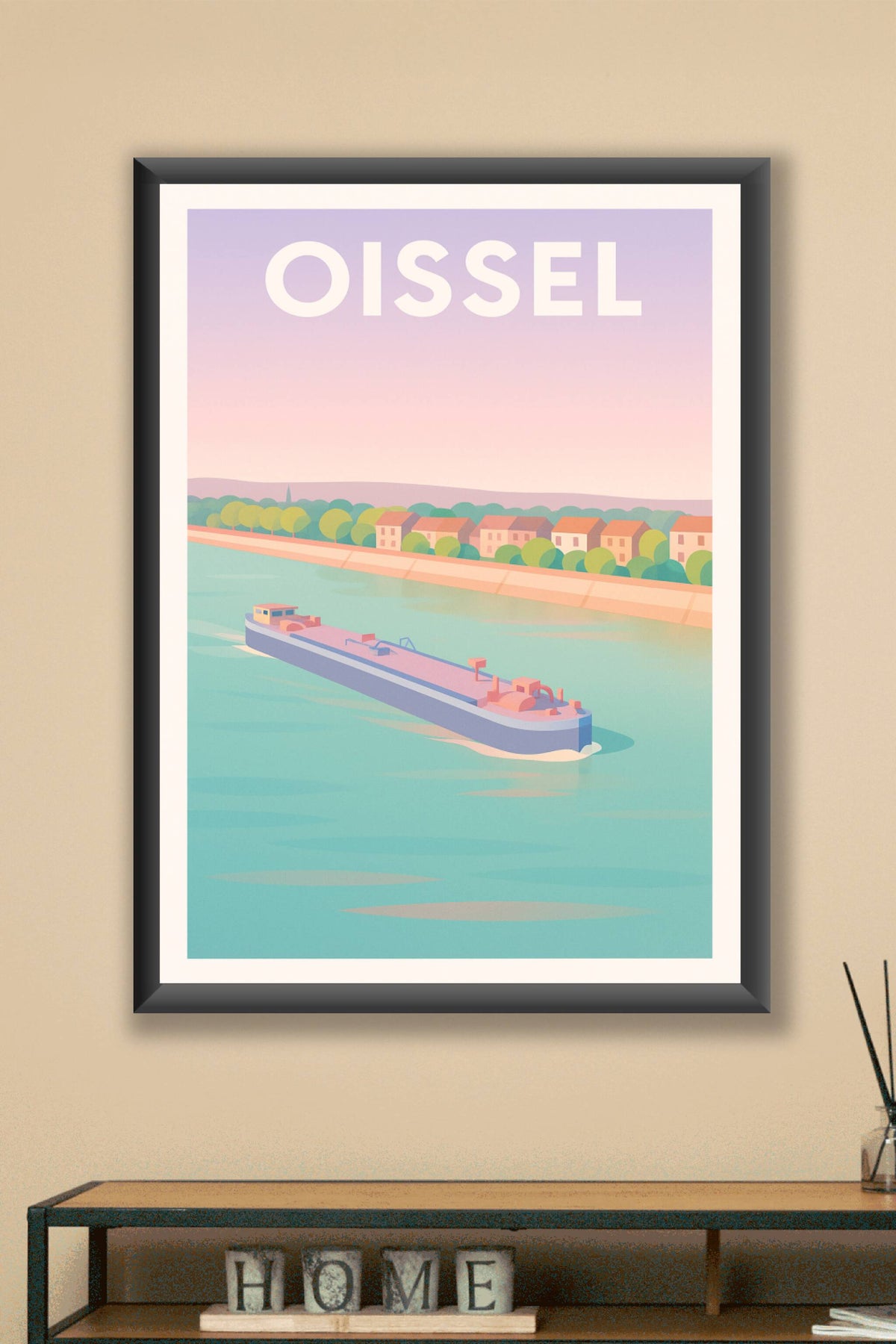 Affiche de Oissel - Sérénité au fil de l'eau