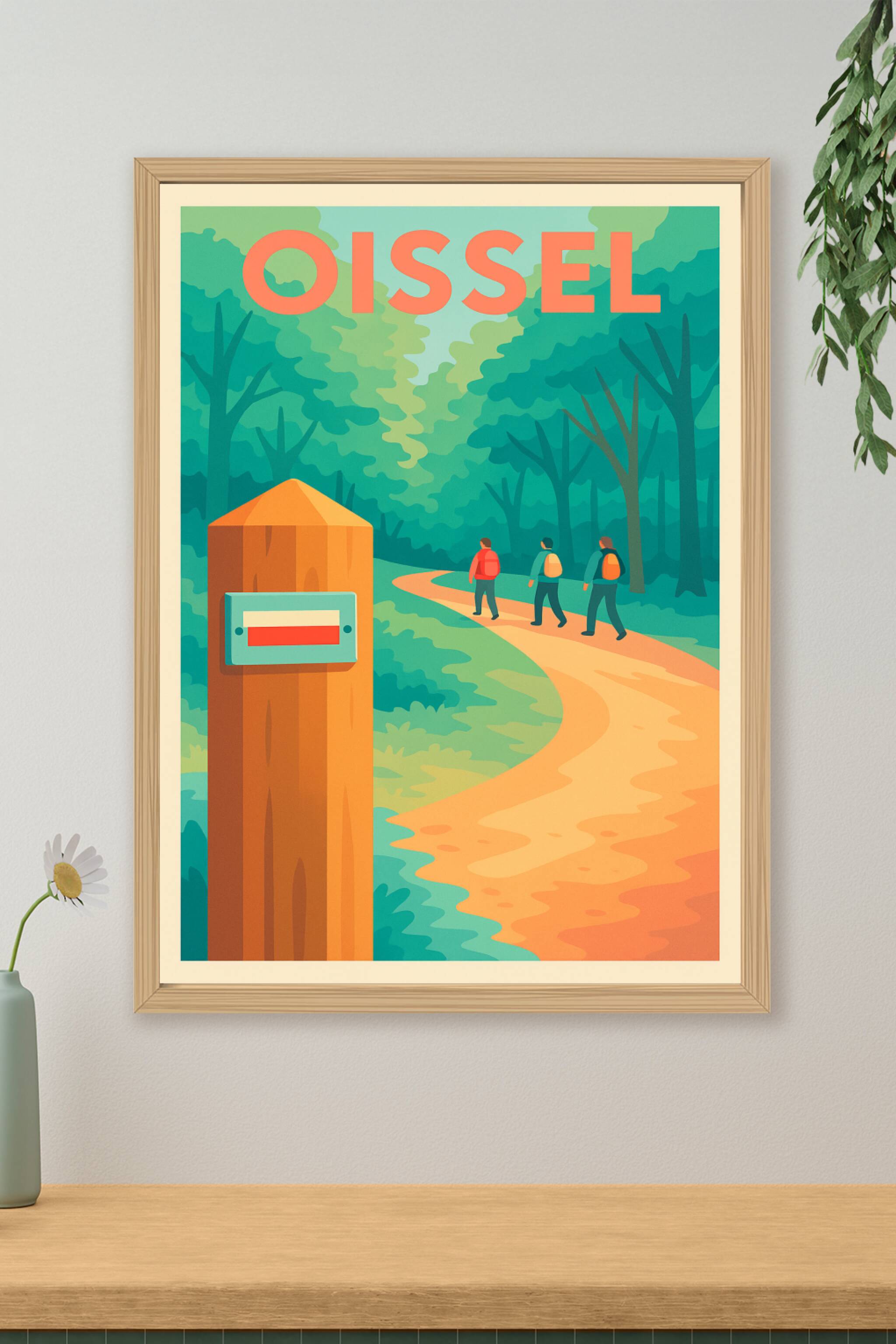 Affiche de Oissel - L'appel de la nature et de la randonnée