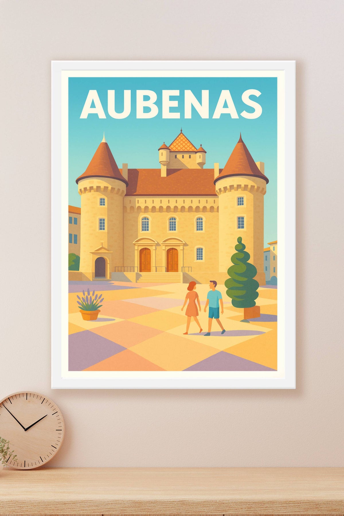 Affiche de Aubenas - Charme et histoire en Ardèche