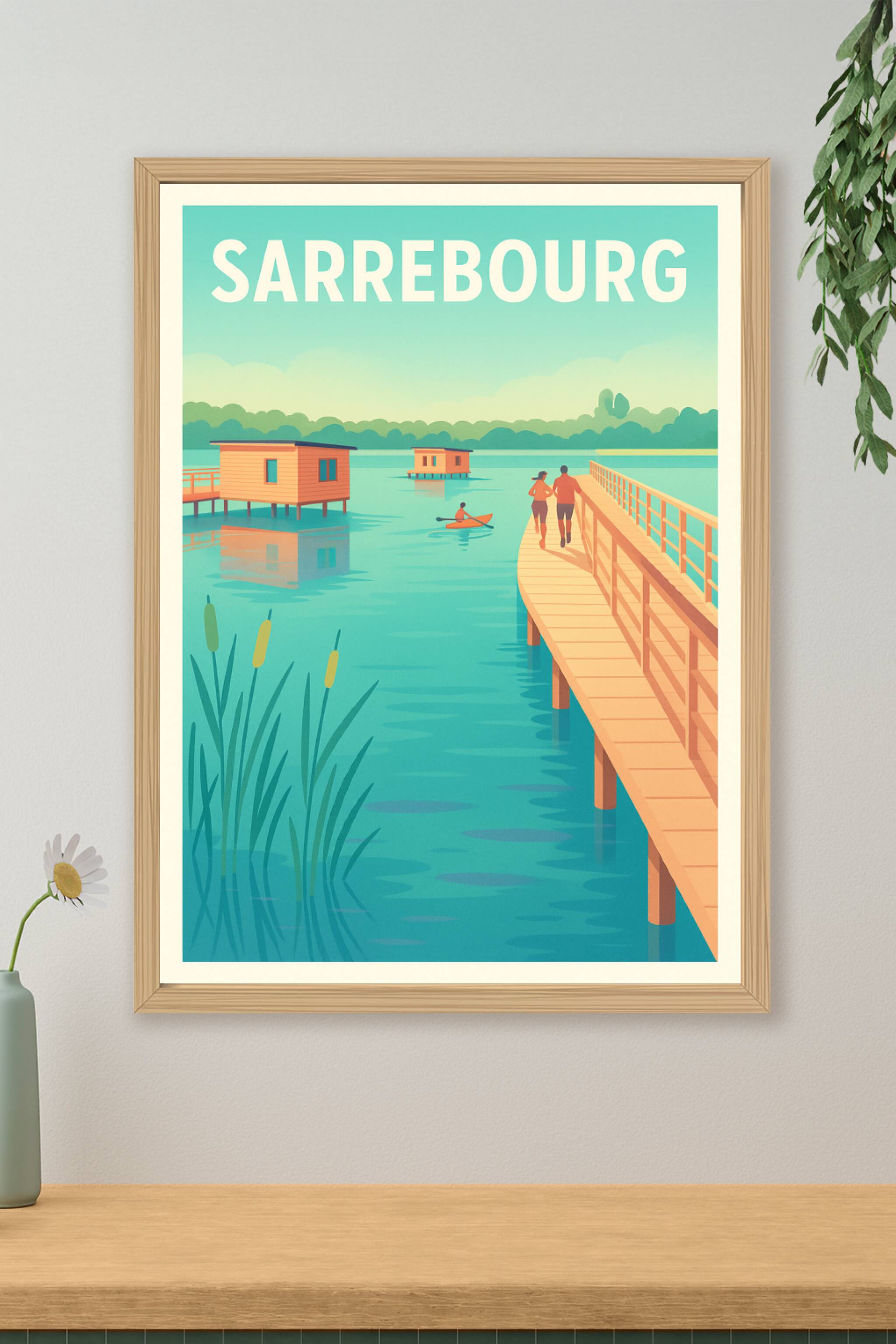 Affiche de Sarrebourg - Évasion au bord de l'eau