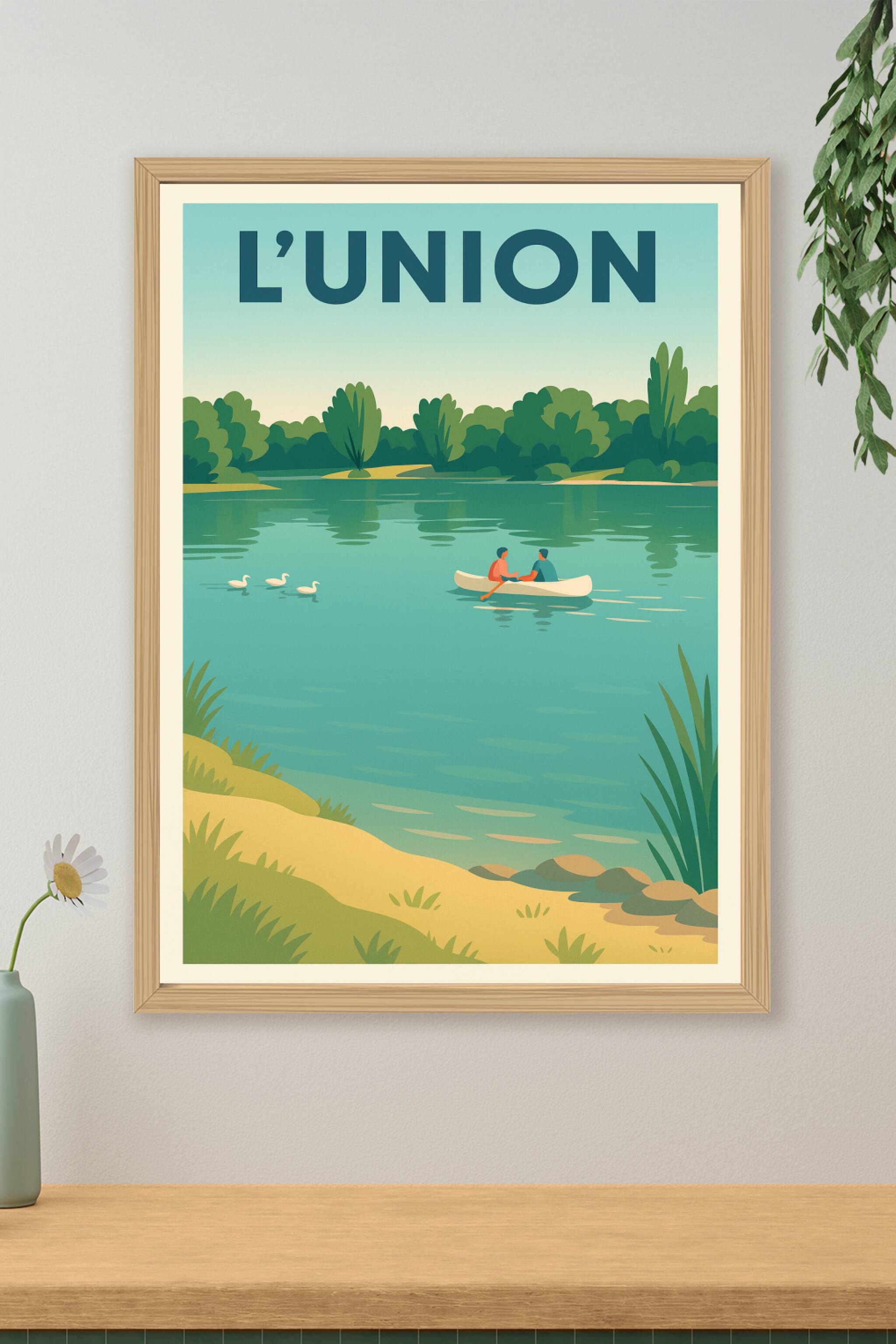 Affiche de L'Union - Évasion au fil de l'eau