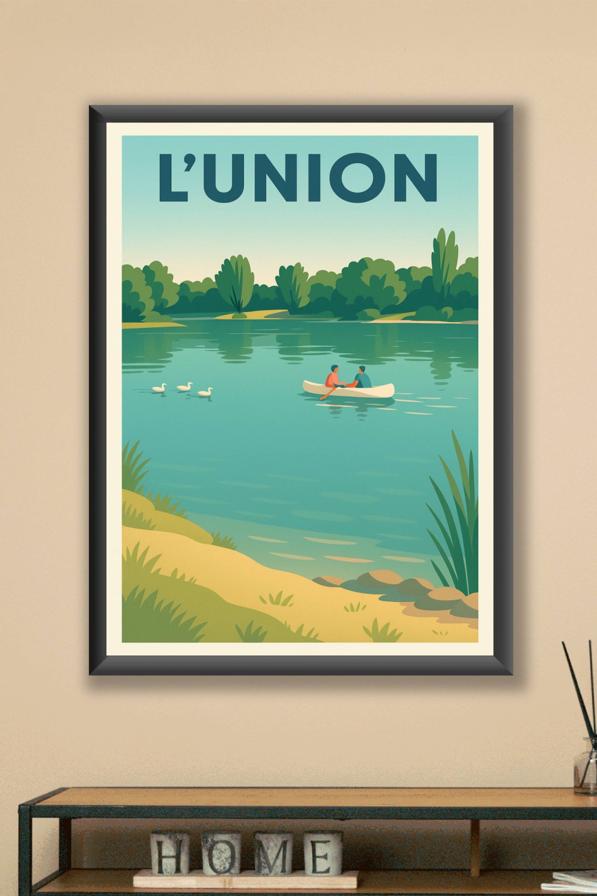 Affiche de L'Union - Évasion au fil de l'eau