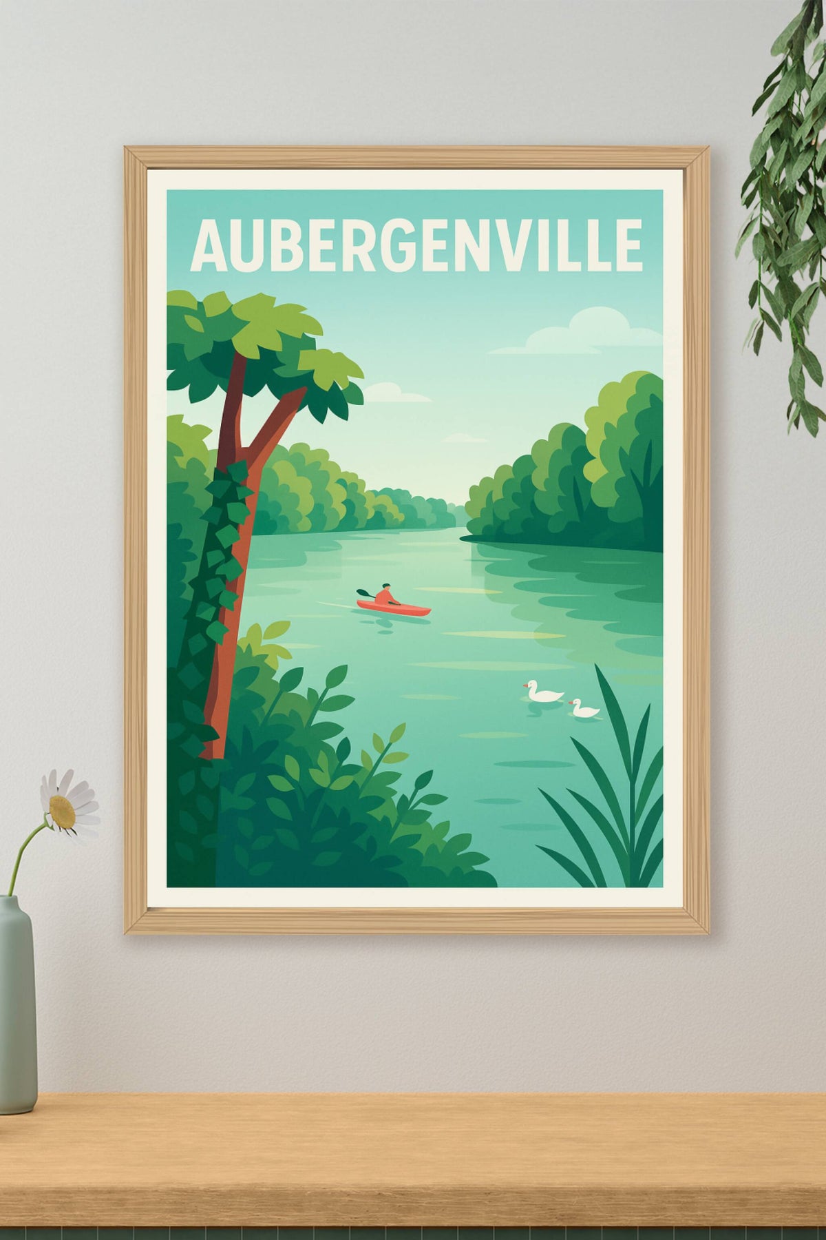 Affiche de Aubergenville - Escapade Nature au Fil de l'Eau