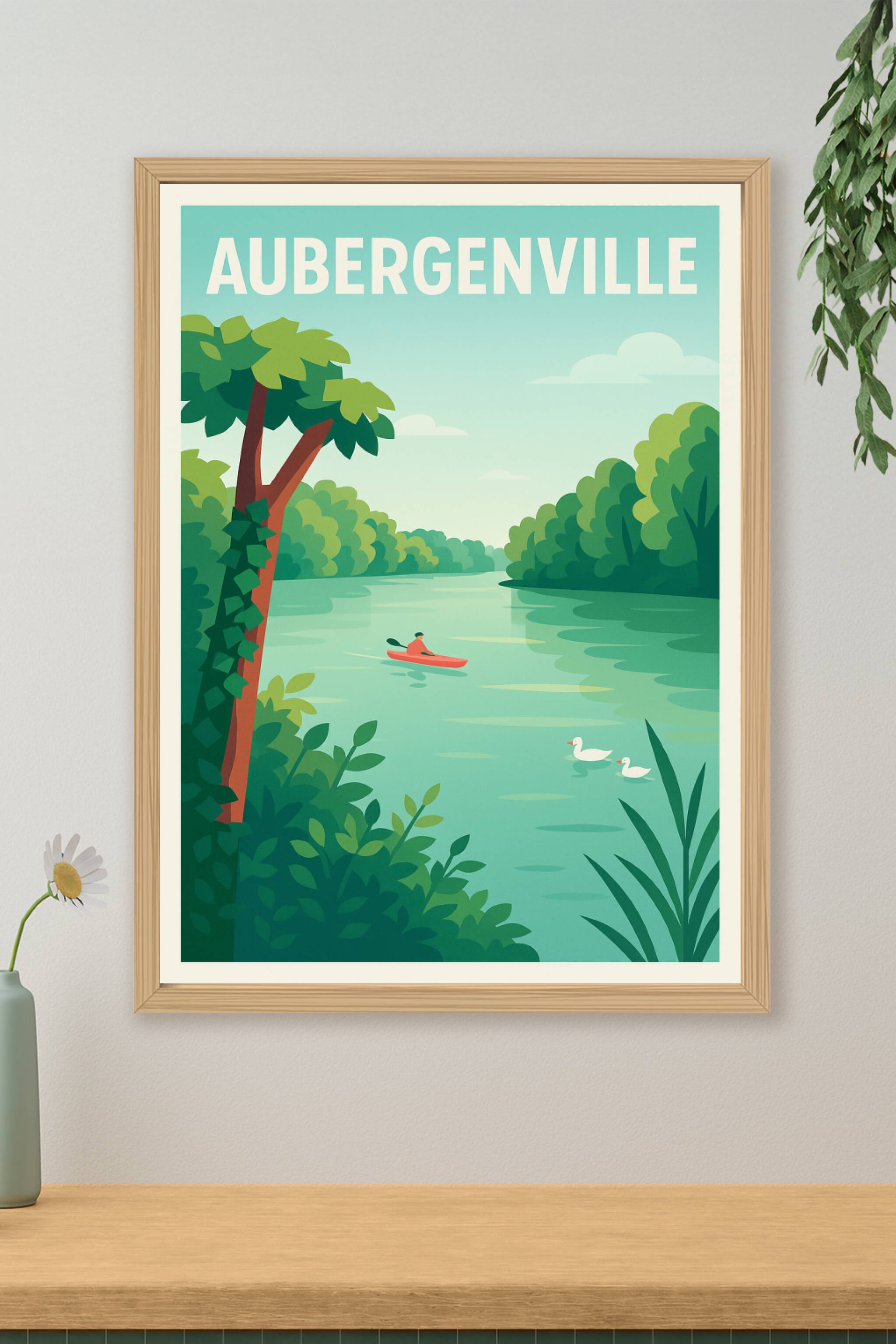 Affiche de Aubergenville - Escapade Nature au Fil de l'Eau