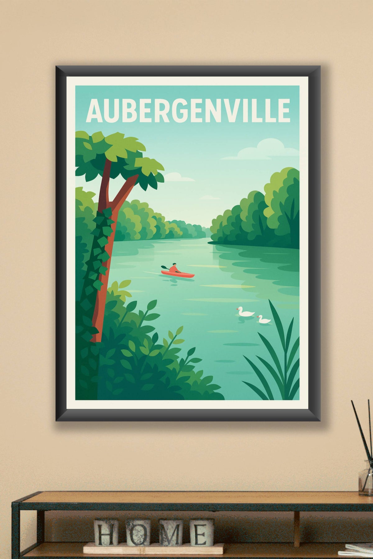Affiche de Aubergenville - Escapade Nature au Fil de l'Eau