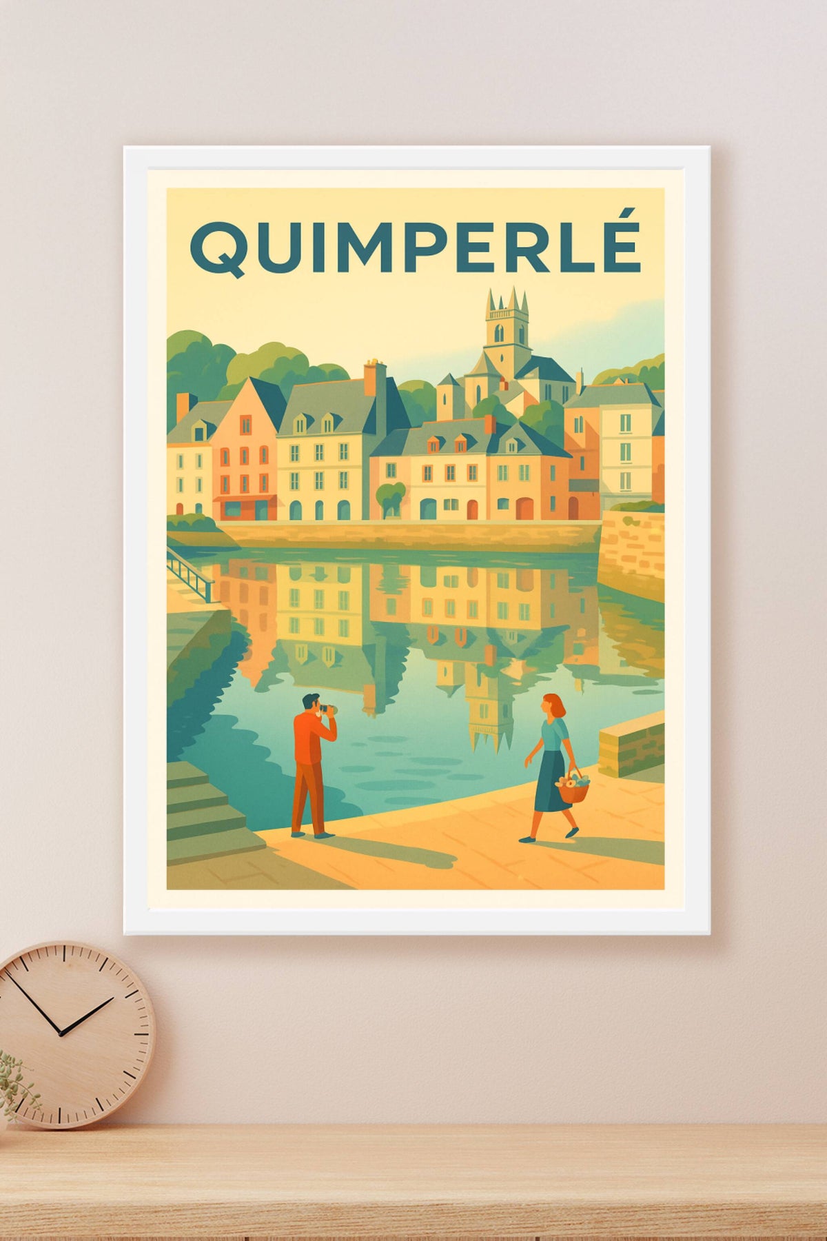 Affiche de Quimperlé - Charme et sérénité bretonne au fil de l'eau