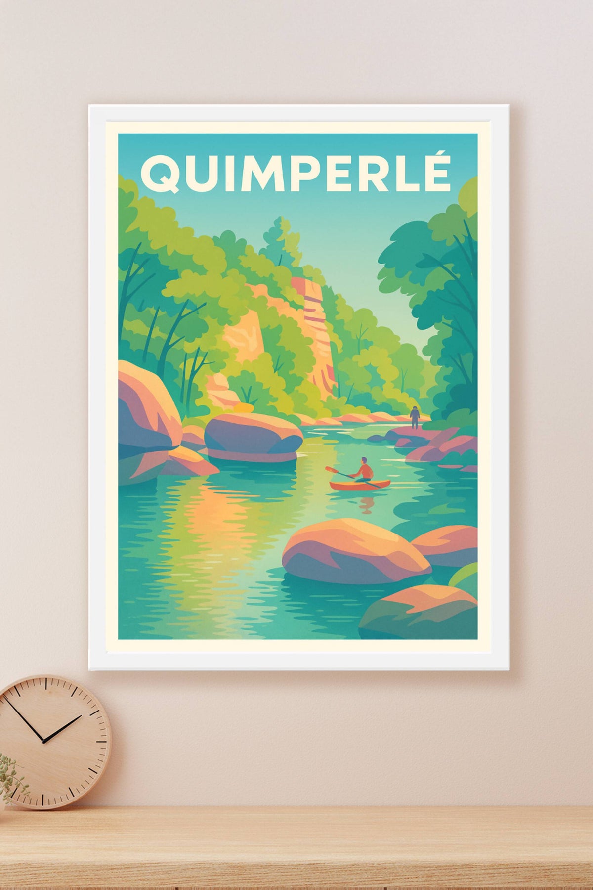 Affiche de Quimperlé - Évasion douce au fil de l'eau