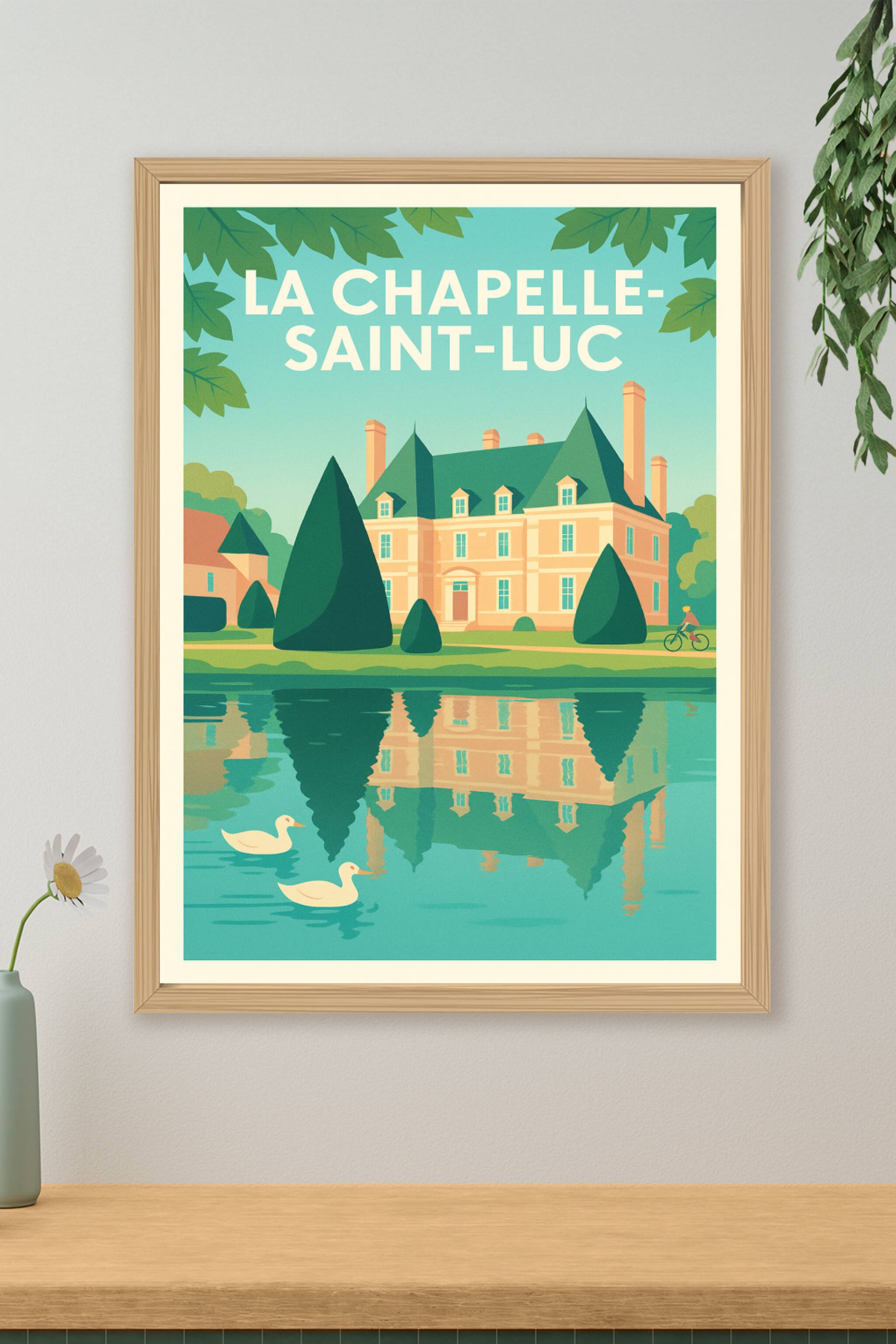 Affiche de La Chapelle-Saint-Luc - Harmonie entre nature et patrimoine