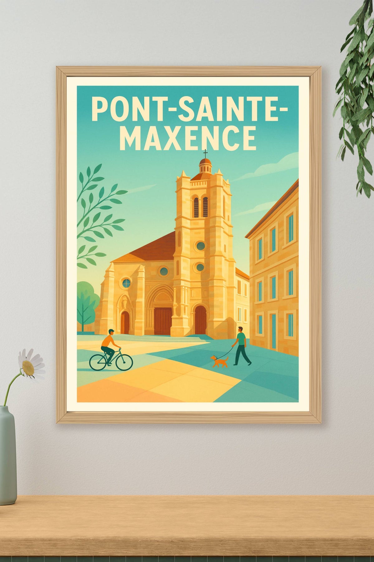 Affiche de Pont-Sainte-Maxence - Un charme historique au cœur de la ville