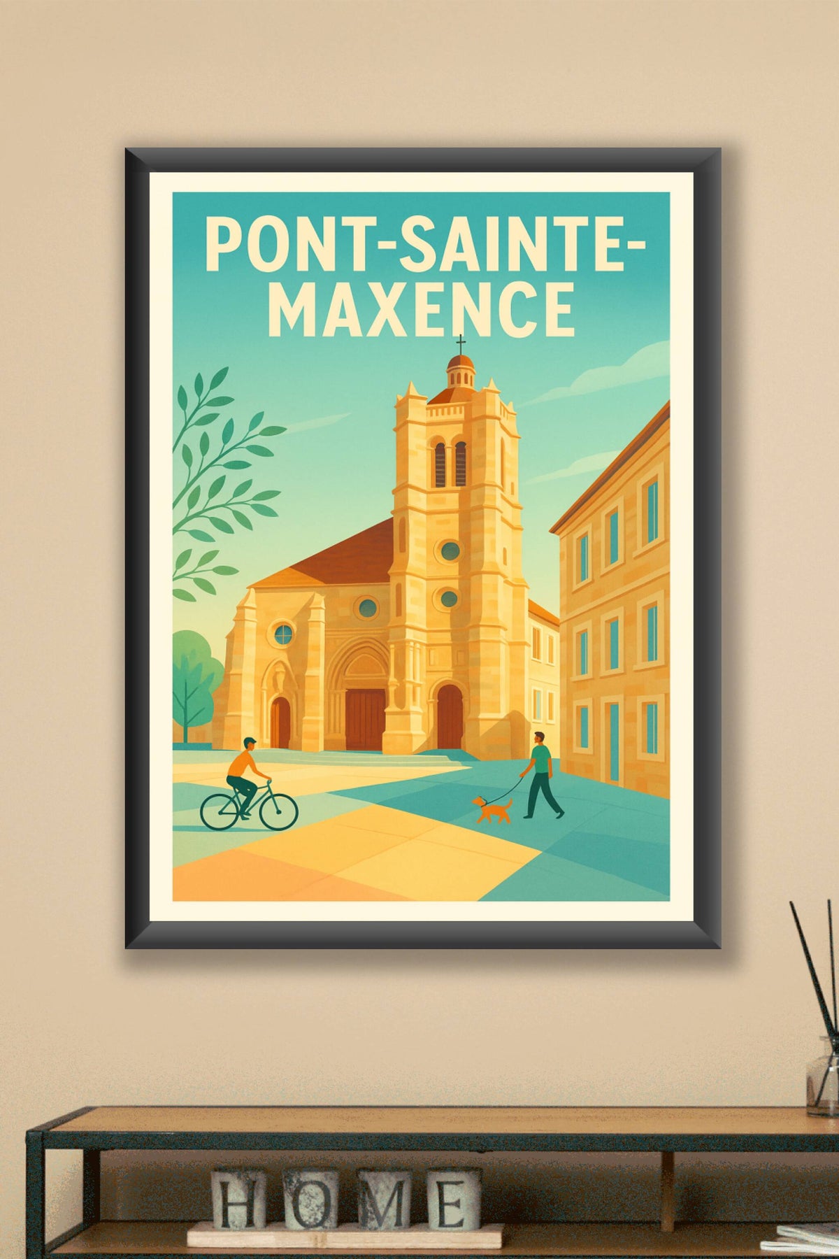 Affiche de Pont-Sainte-Maxence - Un charme historique au cœur de la ville