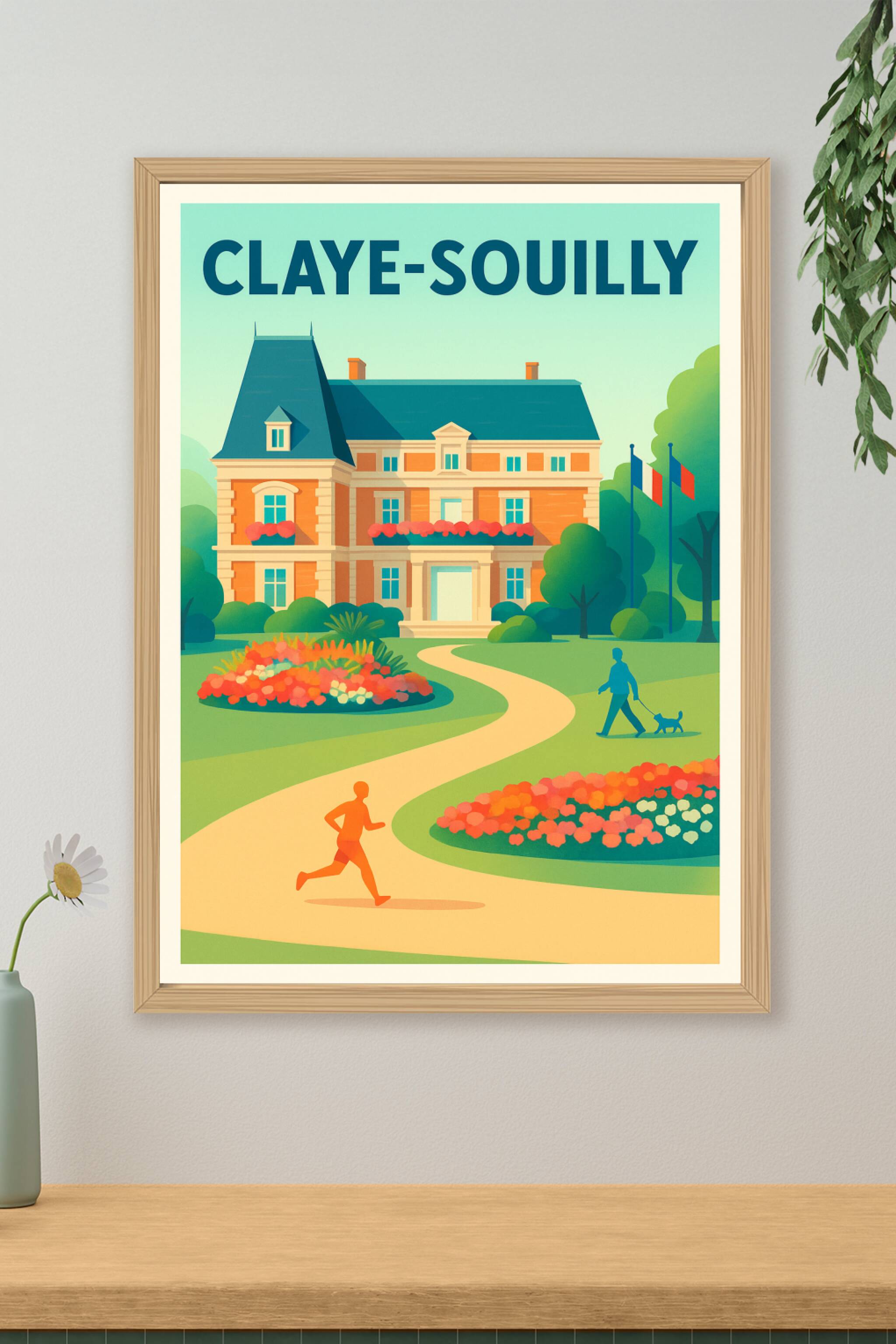 Affiche de Claye-Souilly - Harmonie et nature en ville