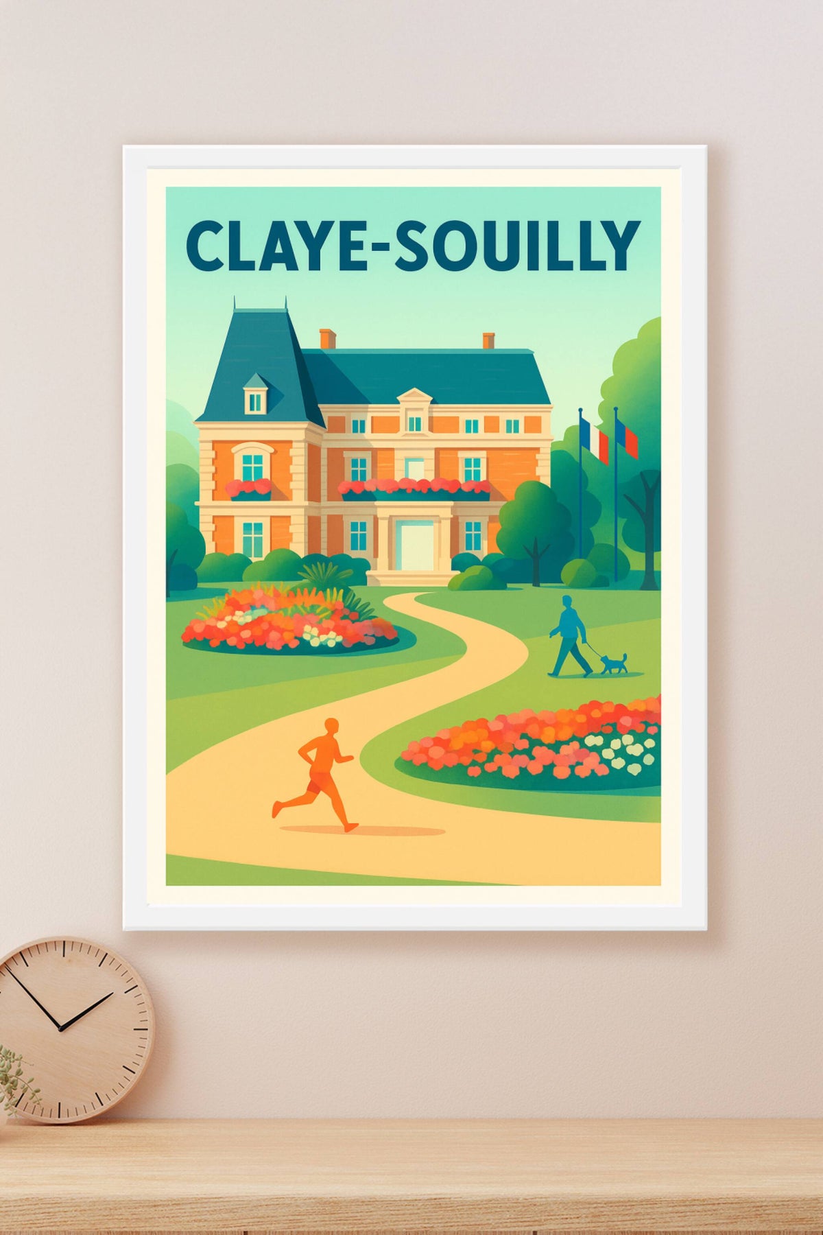 Affiche de Claye-Souilly - Harmonie et nature en ville