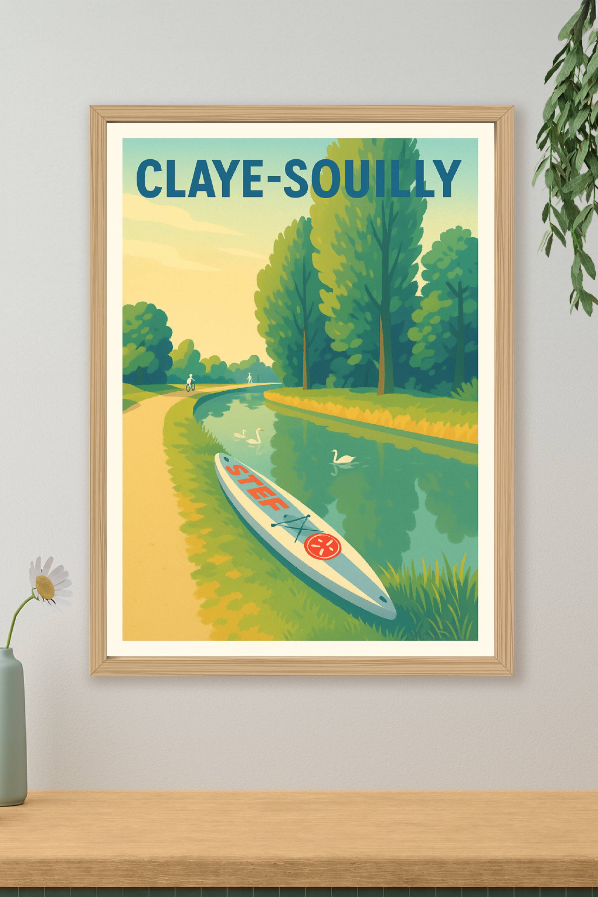 Affiche de Claye-Souilly - Évasion bucolique au fil de l'eau