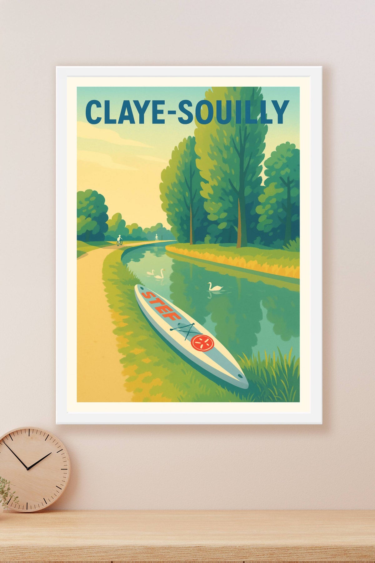 Affiche de Claye-Souilly - Évasion bucolique au fil de l'eau