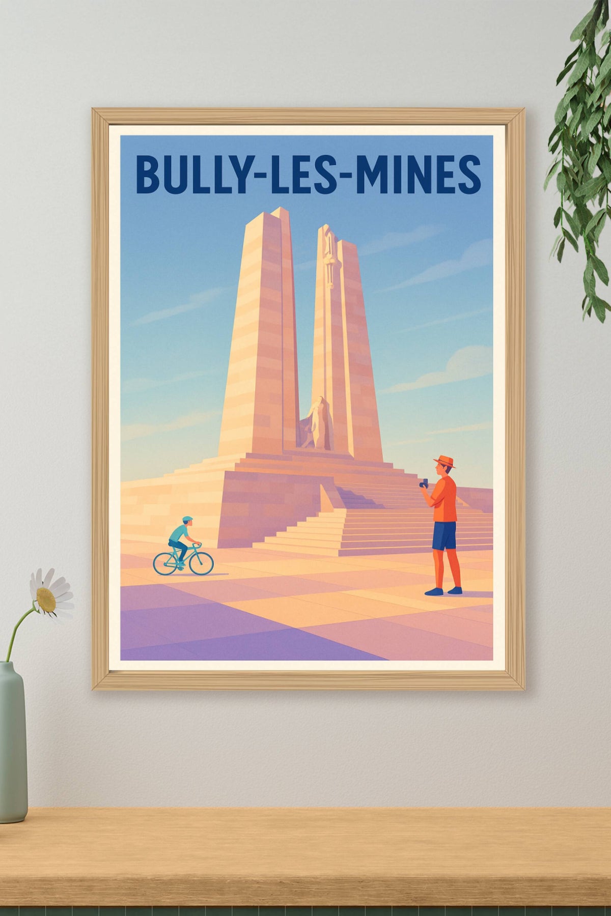 Affiche de Bully-les-Mines - Monument d'histoire en lumière douce