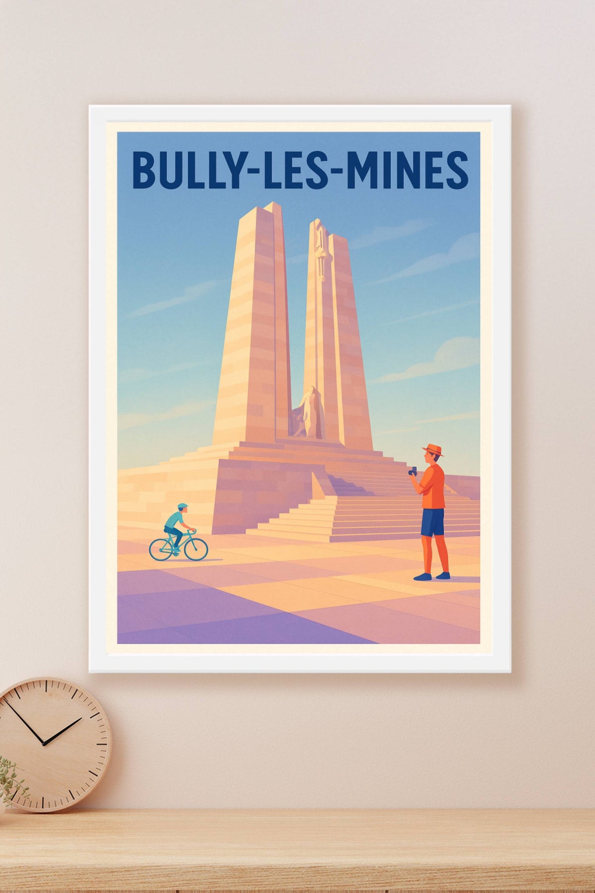 Affiche de Bully-les-Mines - Monument d'histoire en lumière douce