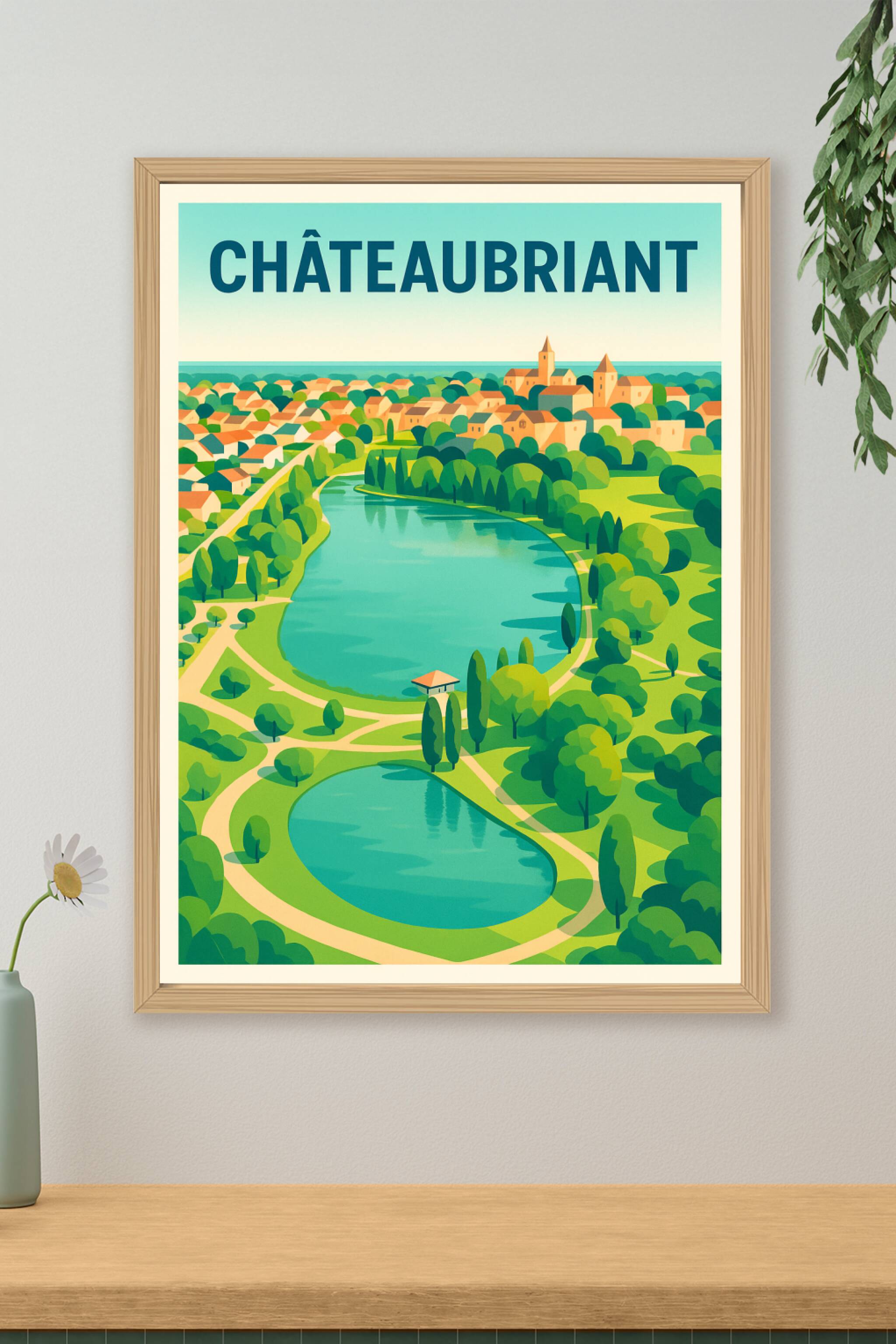 Affiche de Châteaubriant - Évasion verte et paisible
