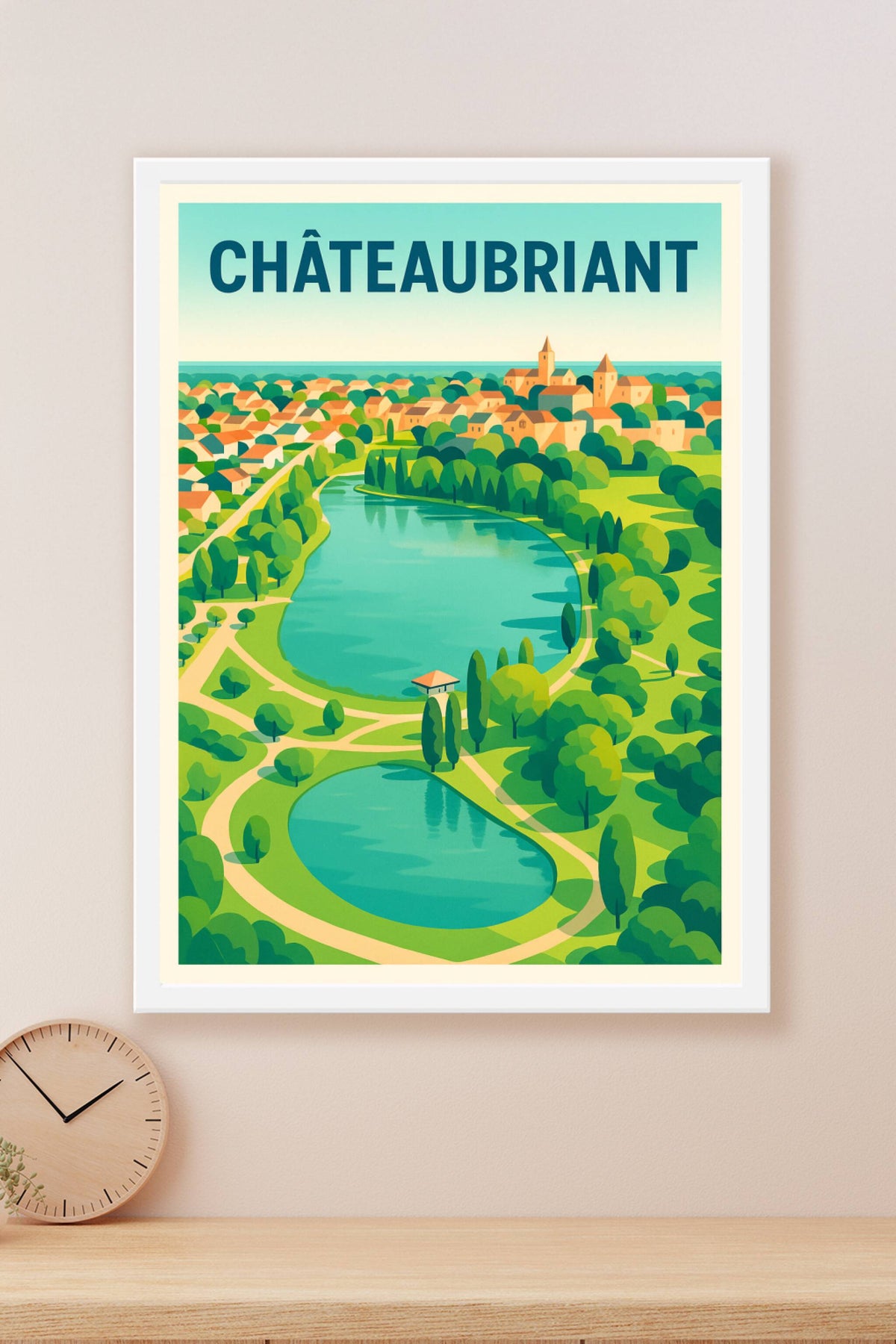 Affiche de Châteaubriant - Évasion verte et paisible