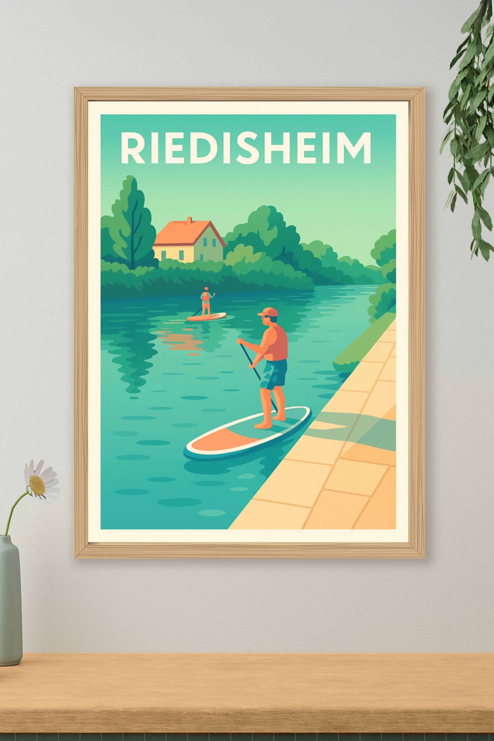 Affiche de Riedisheim - Évasion et nature au fil de l’eau
