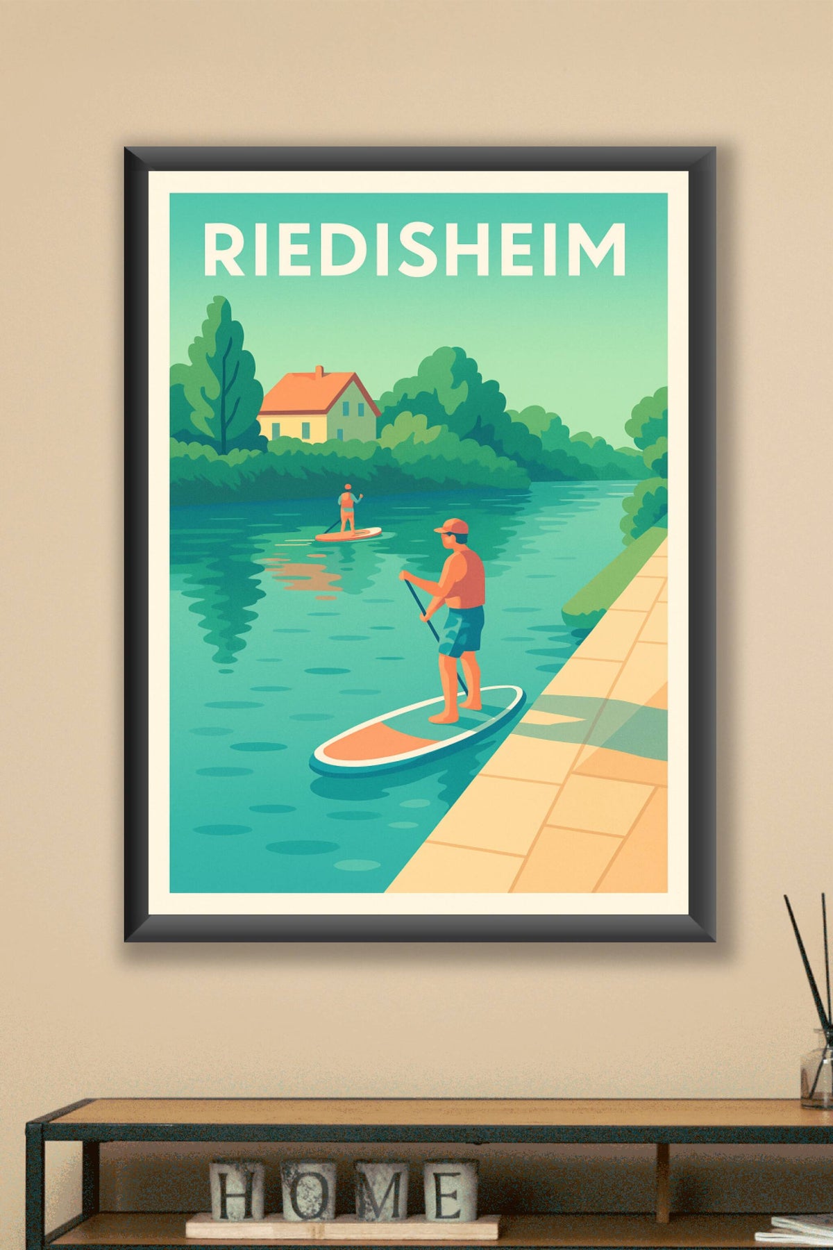 Affiche de Riedisheim - Évasion et nature au fil de l’eau