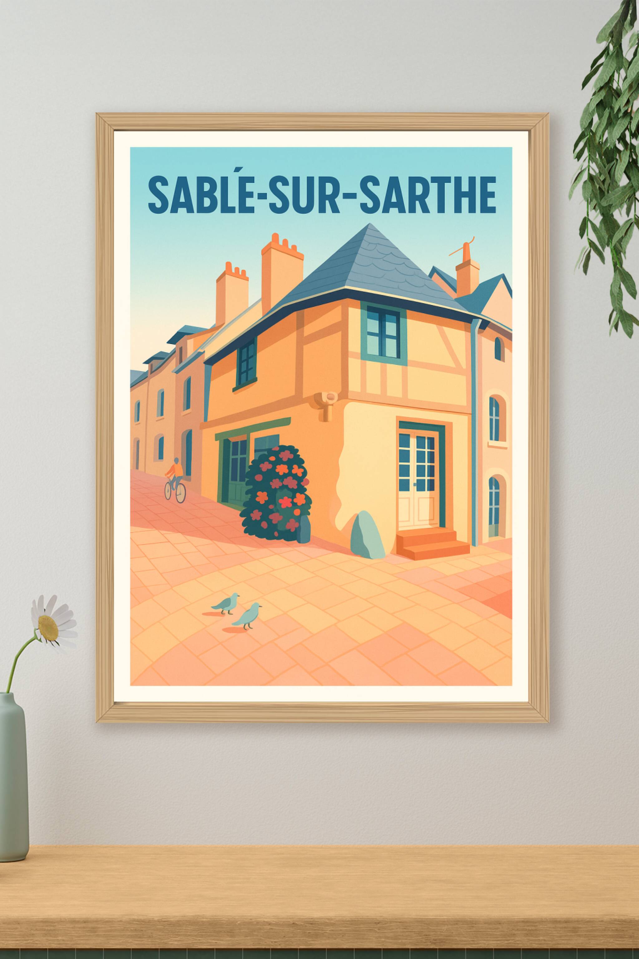 Affiche de Sablé-sur-Sarthe - Charme et Douceur de Vie