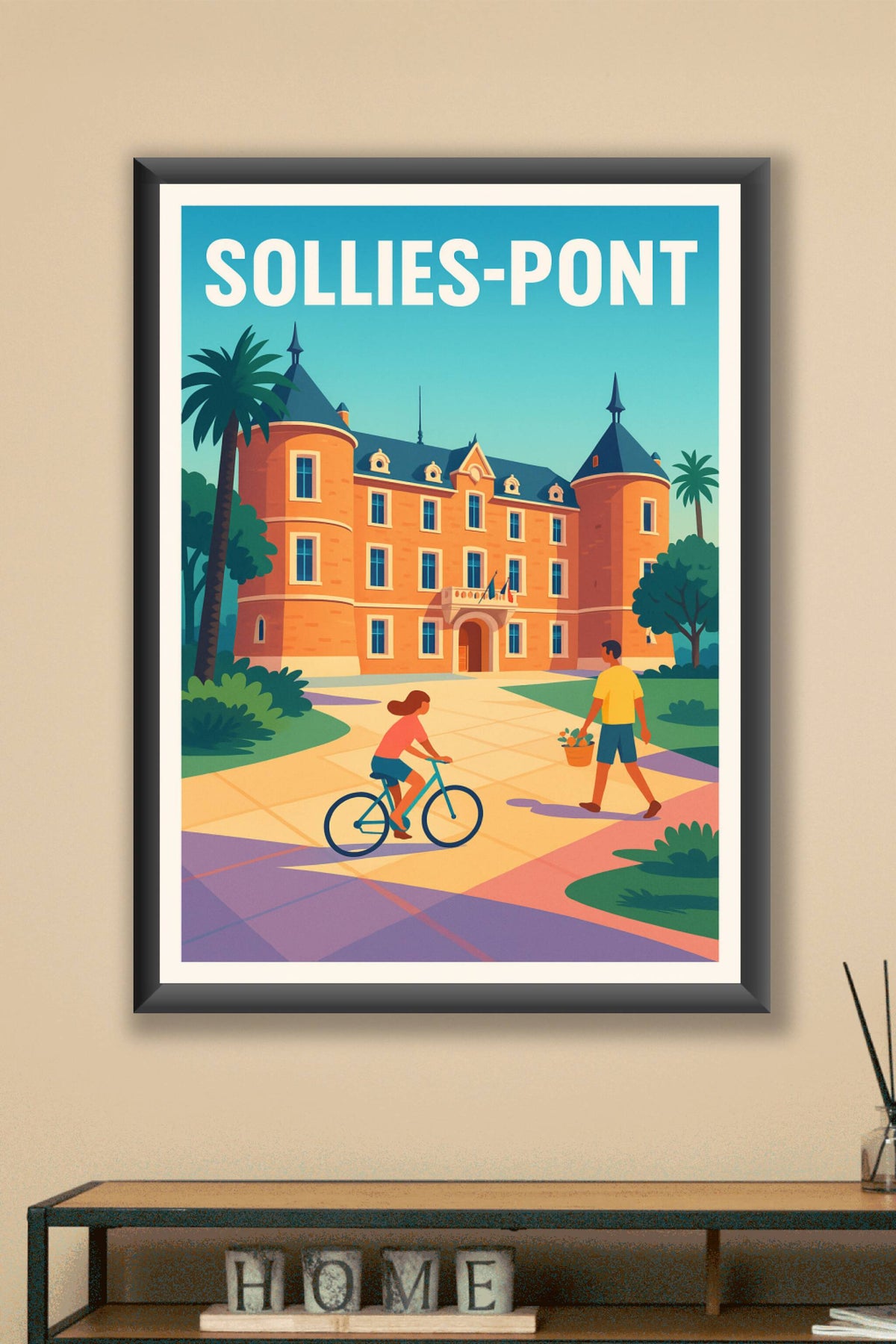 Affiche de Sollies-Pont - Charme Provençal et douceur de vivre