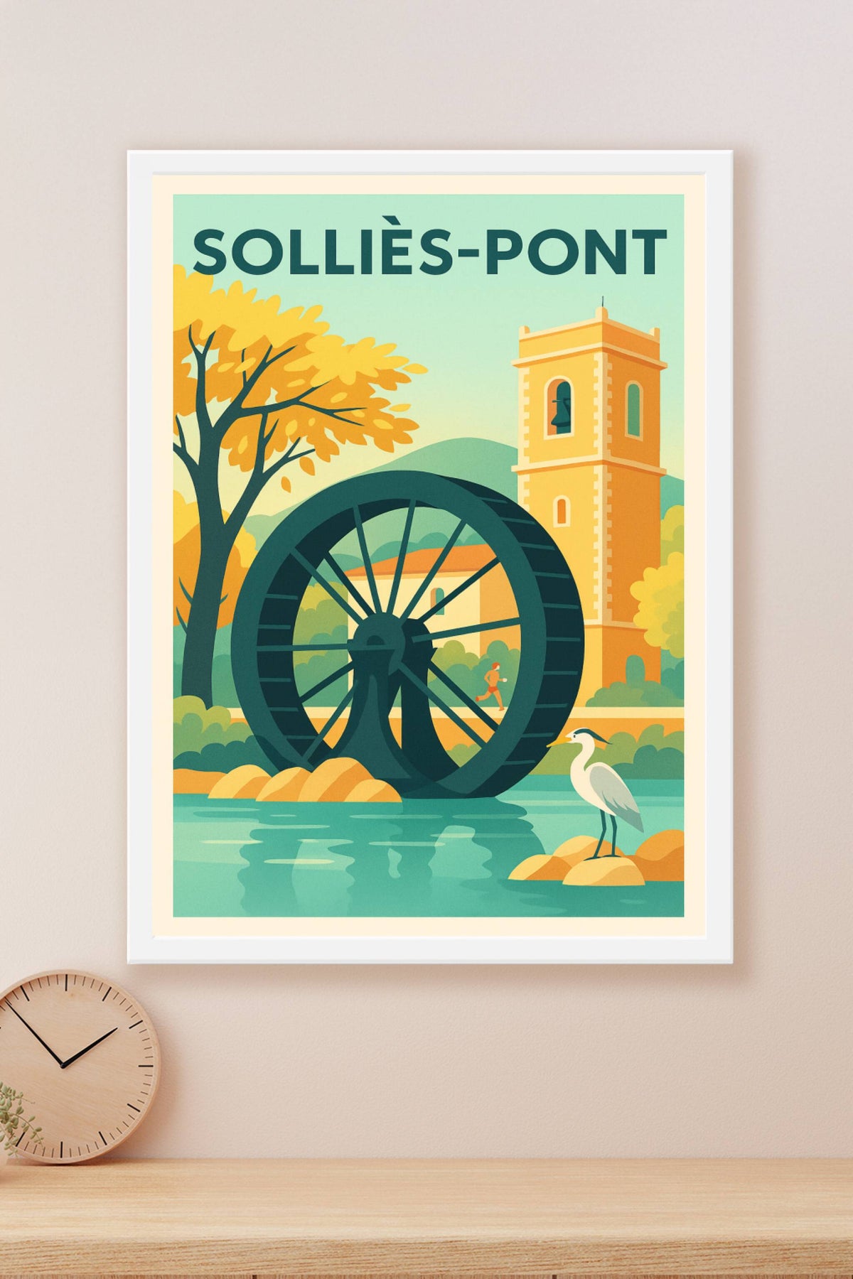 Affiche de Sollies-Pont - Évasion bucolique au fil de l'eau
