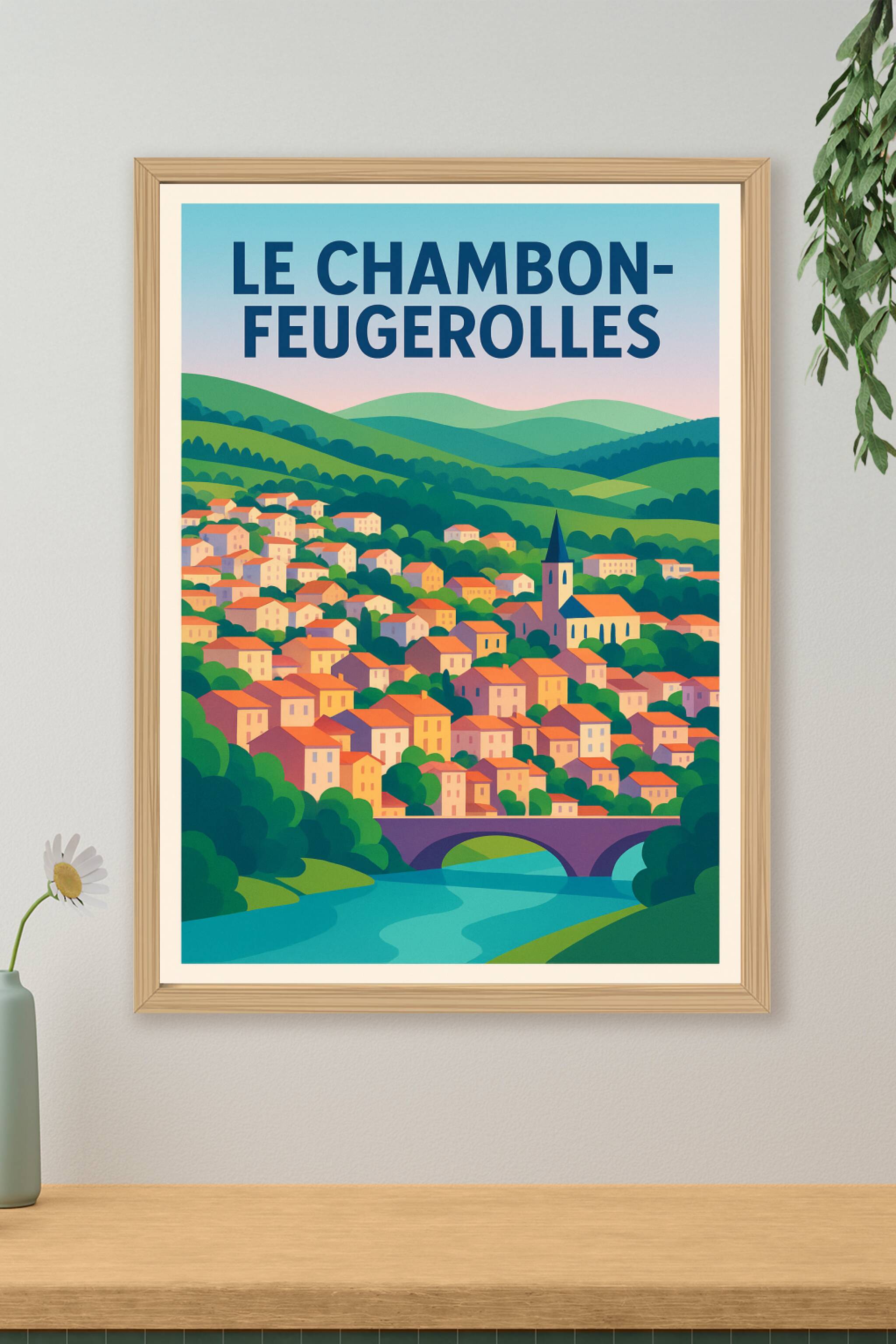 Affiche de Le Chambon-Feugerolles - Charme et Sérénité au Cœur de la Vallée