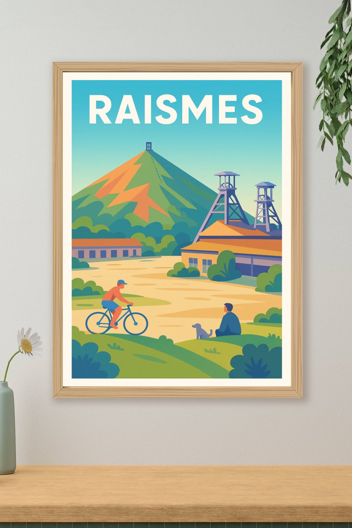 Affiche de Raismes - L'évasion verte et industrielle