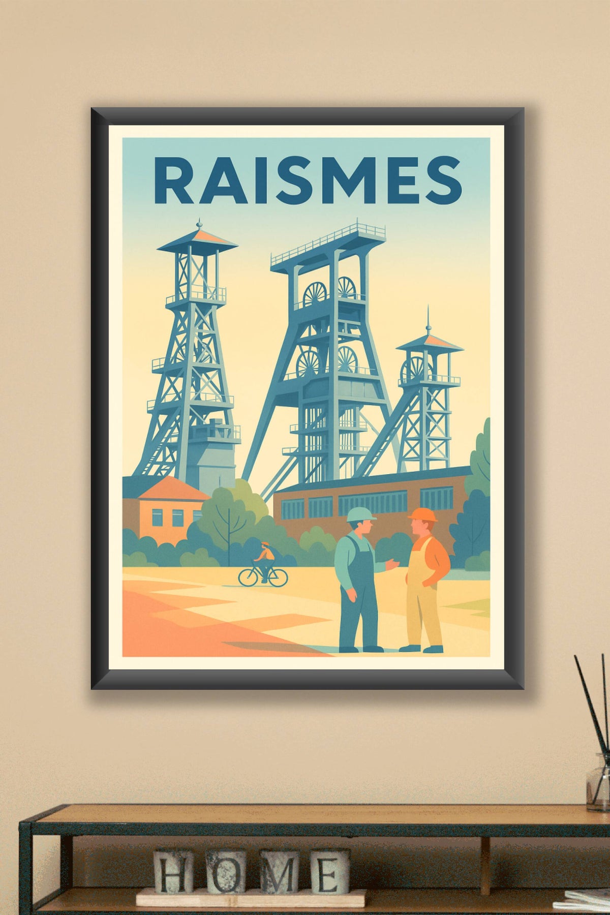 Affiche de Raismes - Héritage minier et rencontre ouvrière