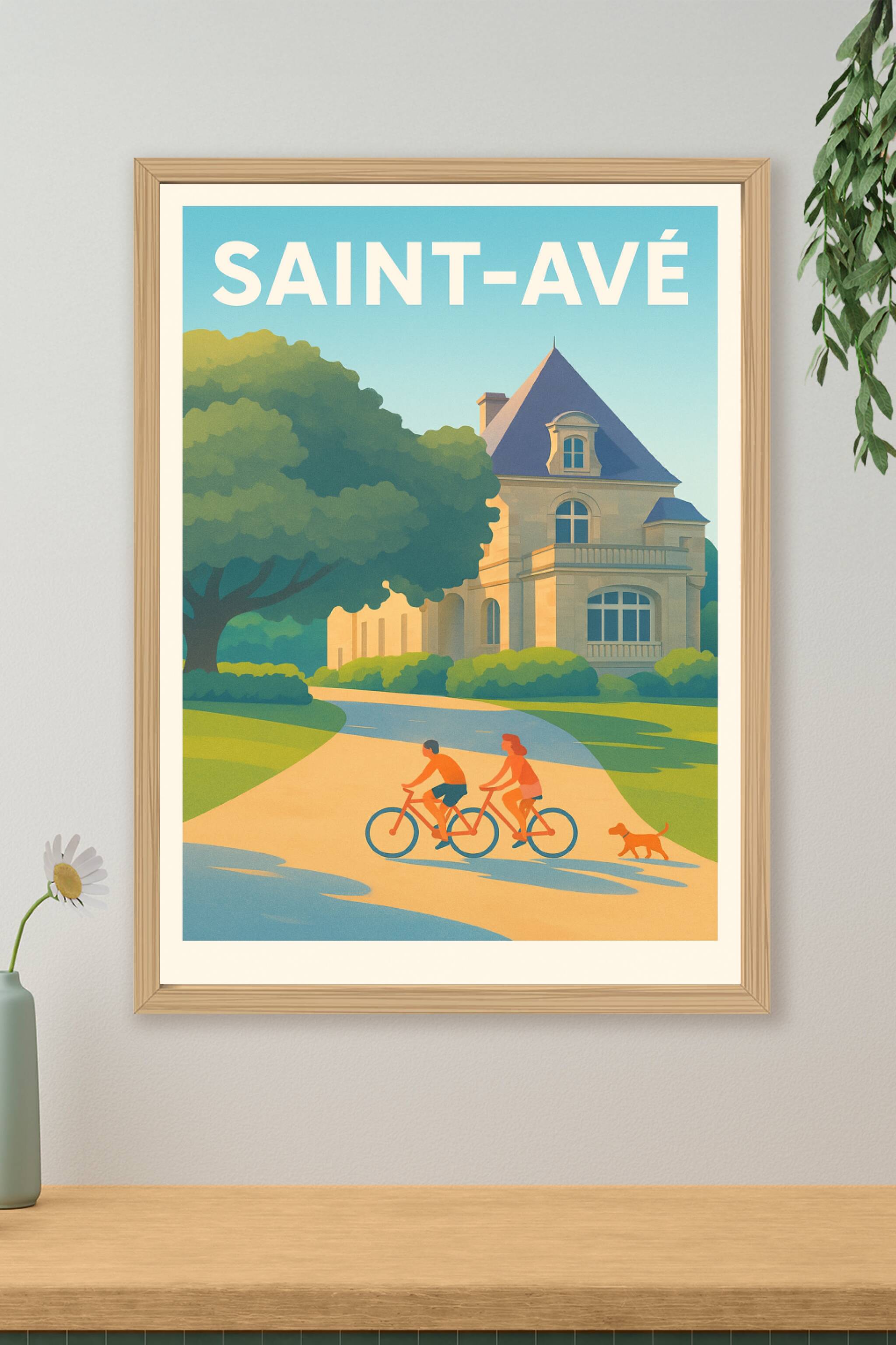 Affiche de Saint-Avé - Douceur de vivre au cœur du Morbihan