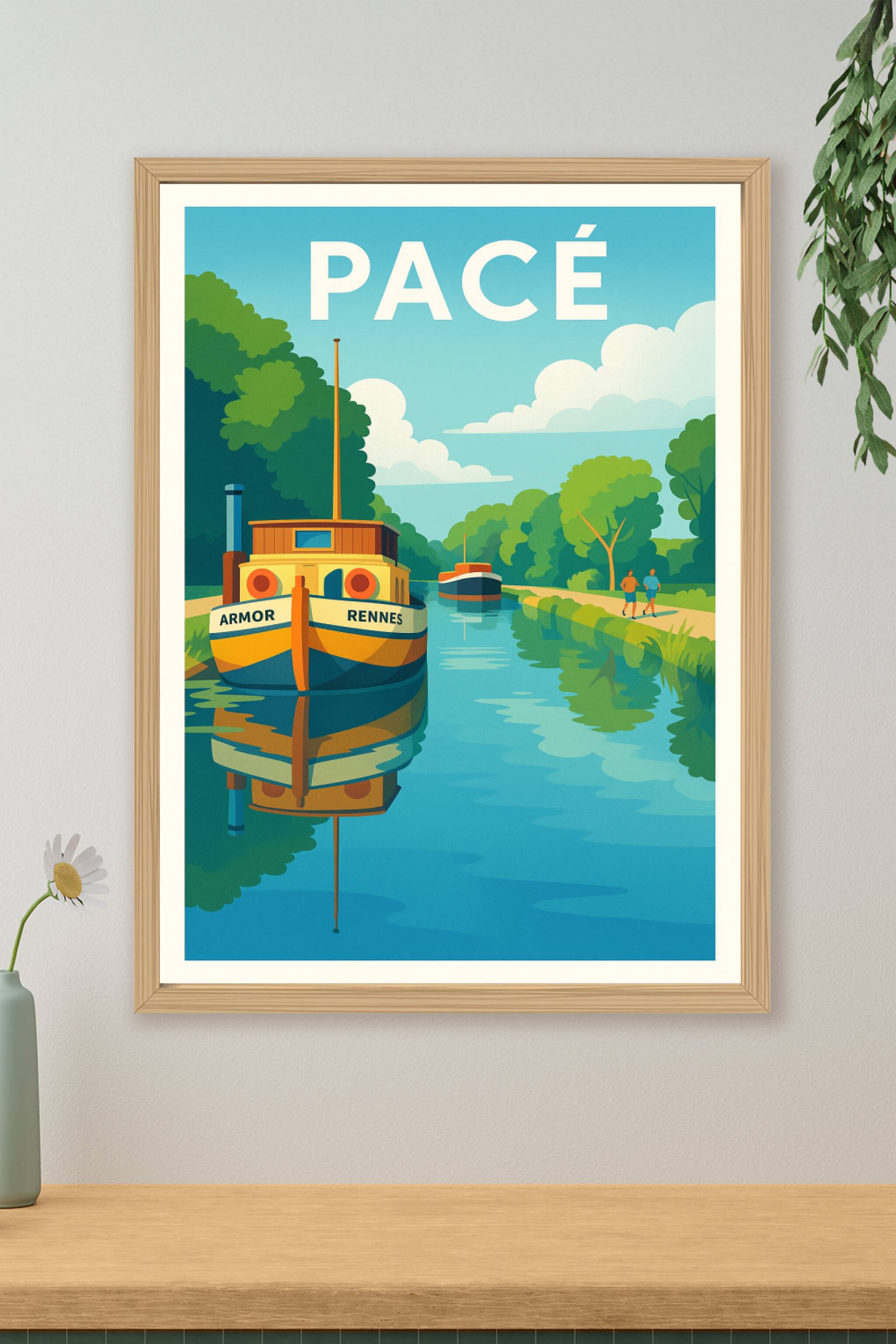 Affiche de Pacé - Sérénité au fil de l'eau