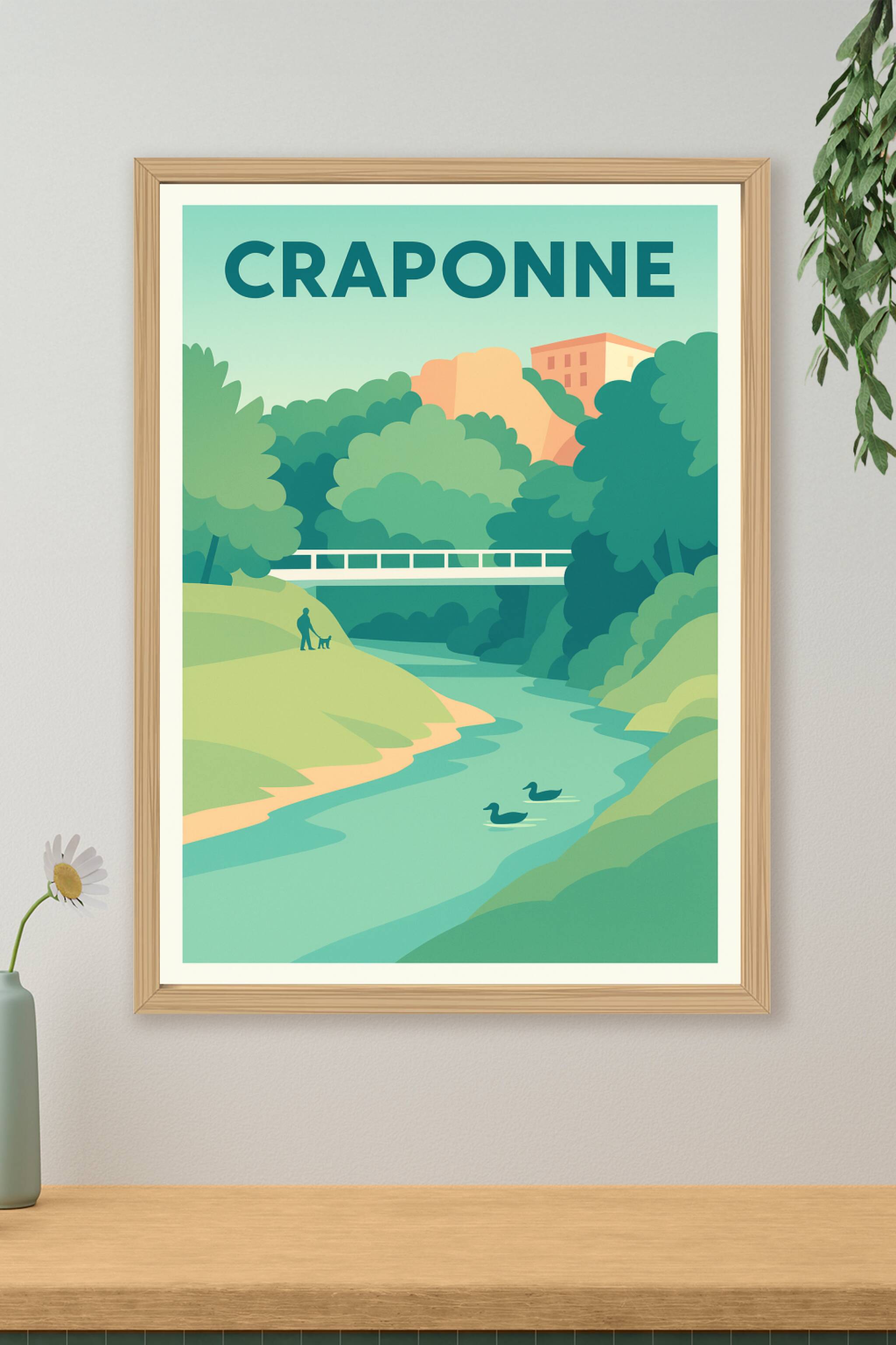 Affiche de Craponne - Tranquillité au fil de l'eau