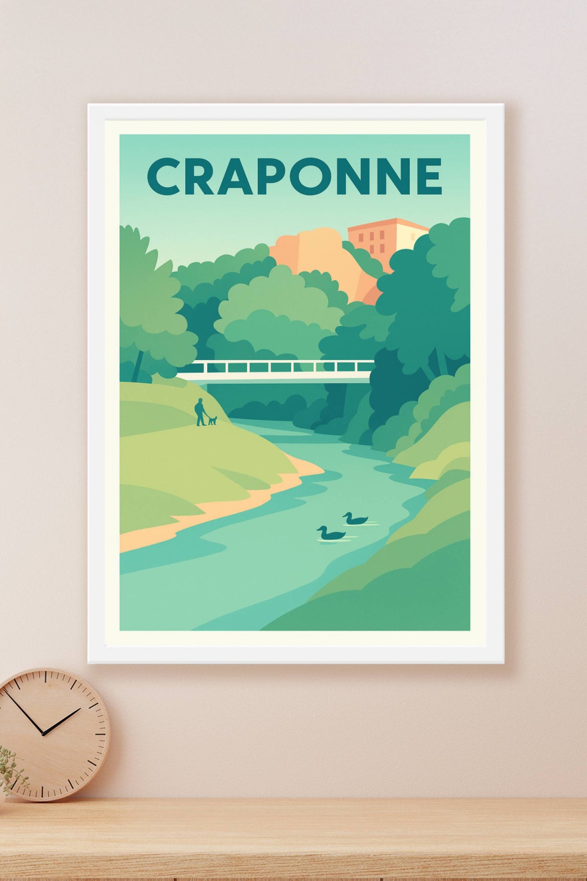 Affiche de Craponne - Tranquillité au fil de l'eau