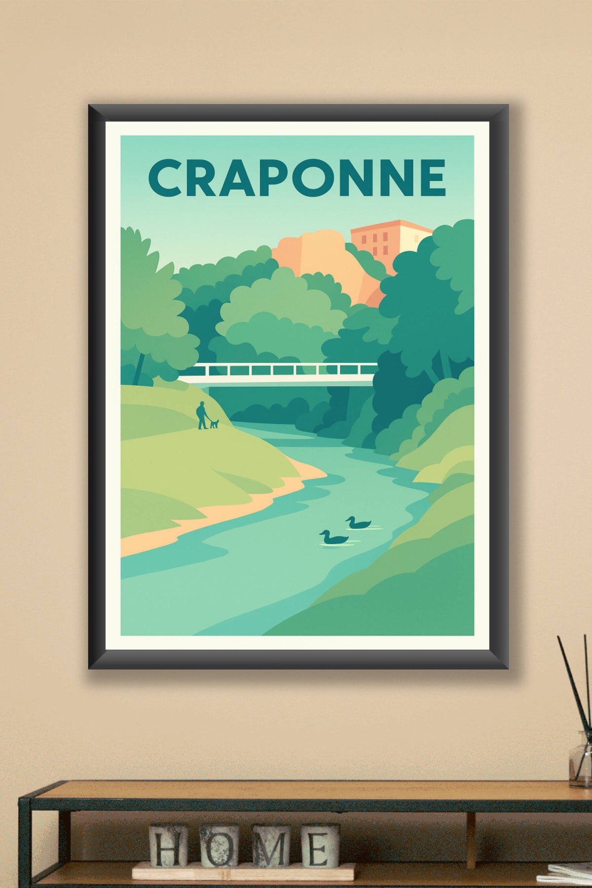 Affiche de Craponne - Tranquillité au fil de l'eau