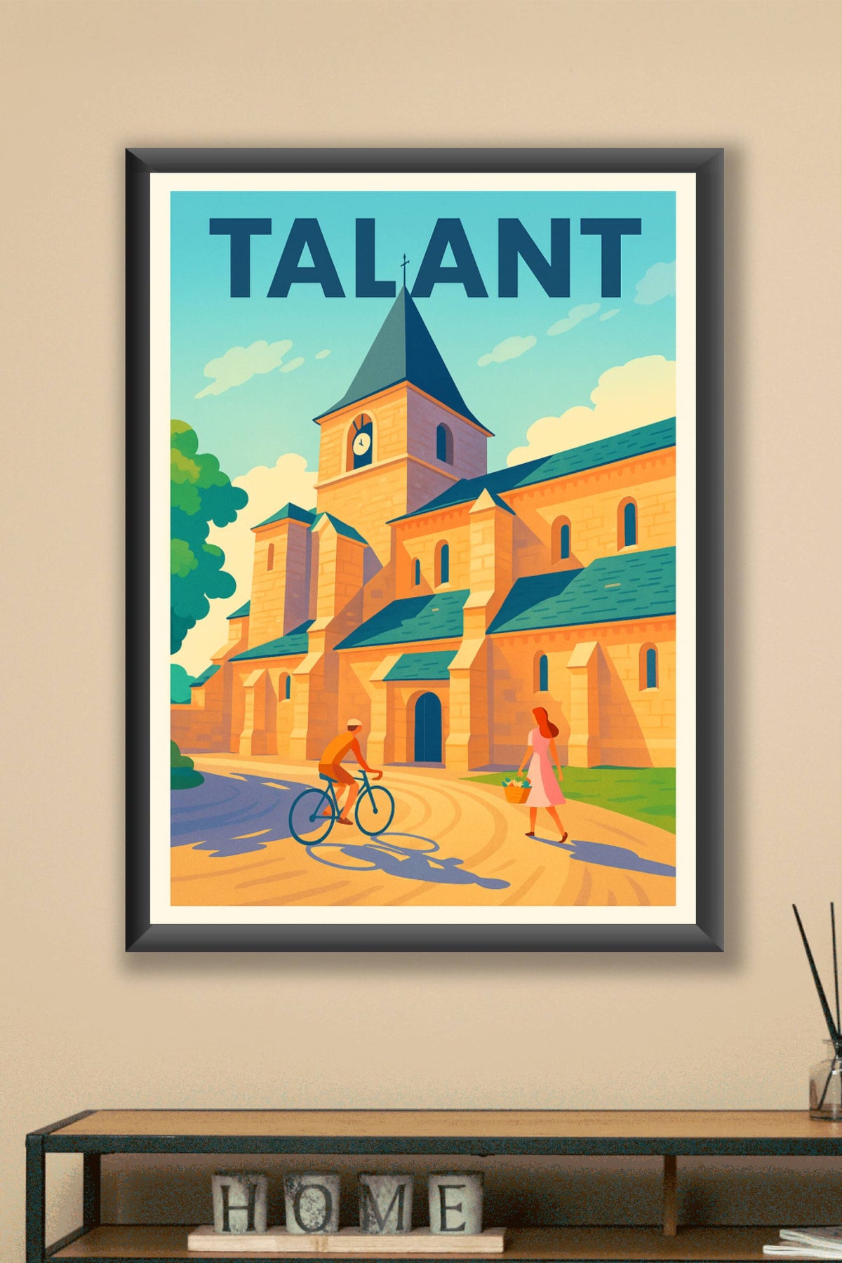 Affiche de Talant - Charme intemporel au cœur de la Bourgogne