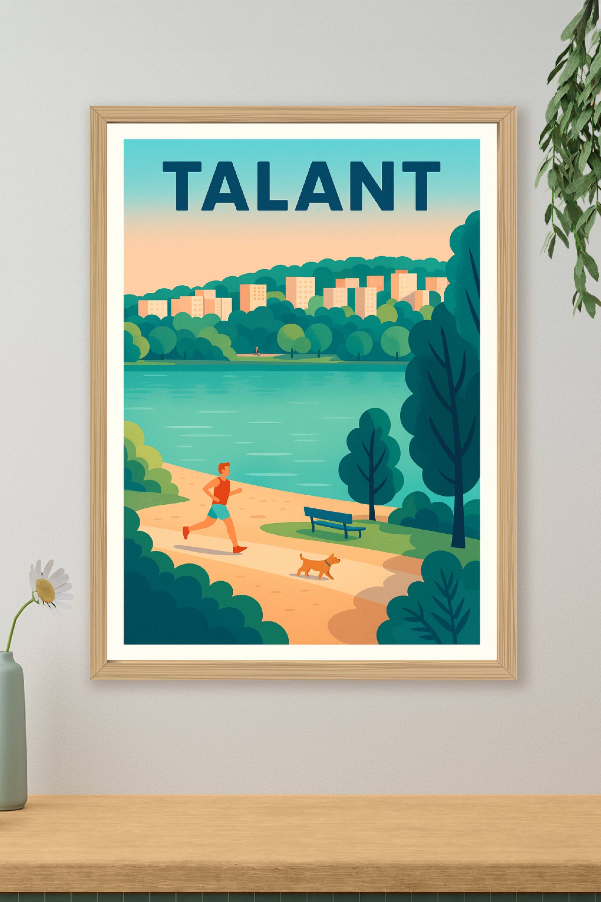Affiche de Talant - Harmonie entre nature et ville