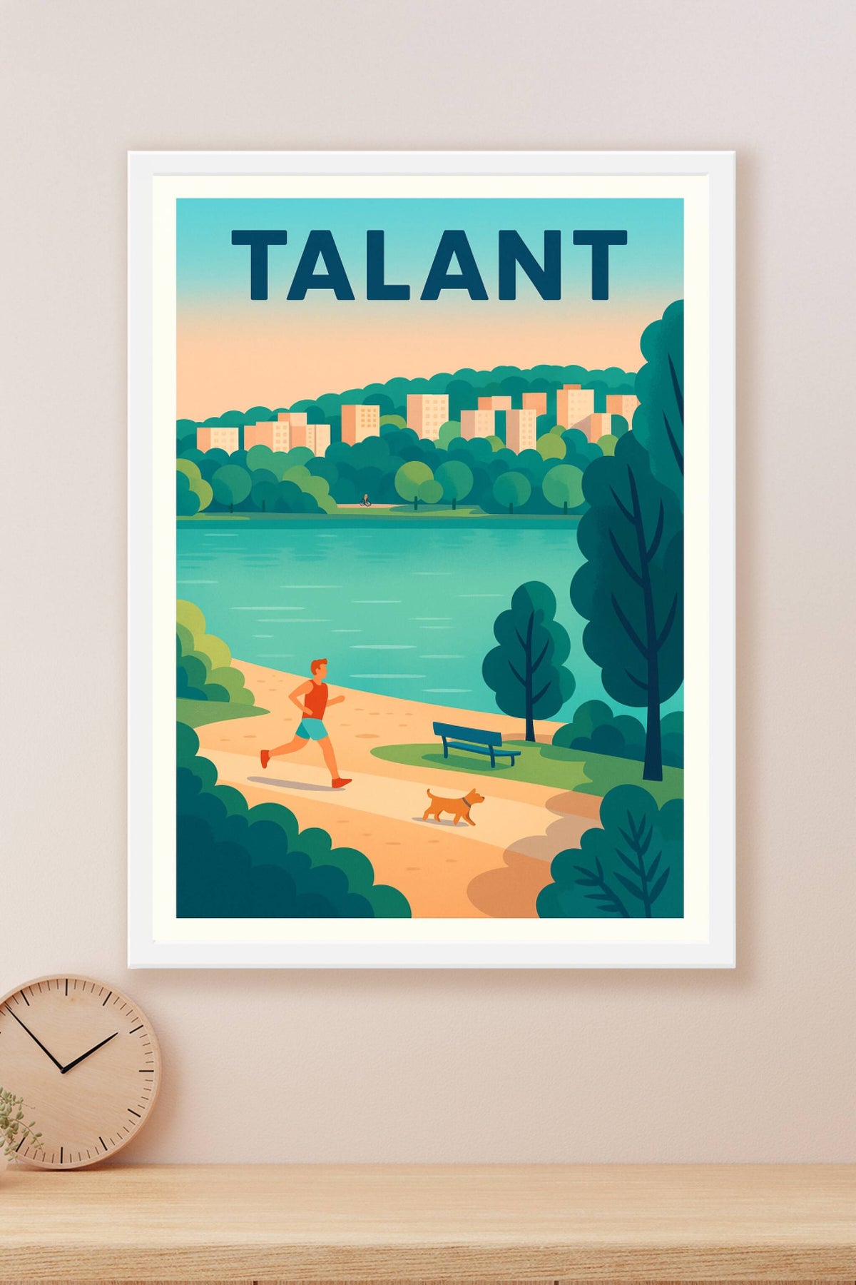 Affiche de Talant - Harmonie entre nature et ville