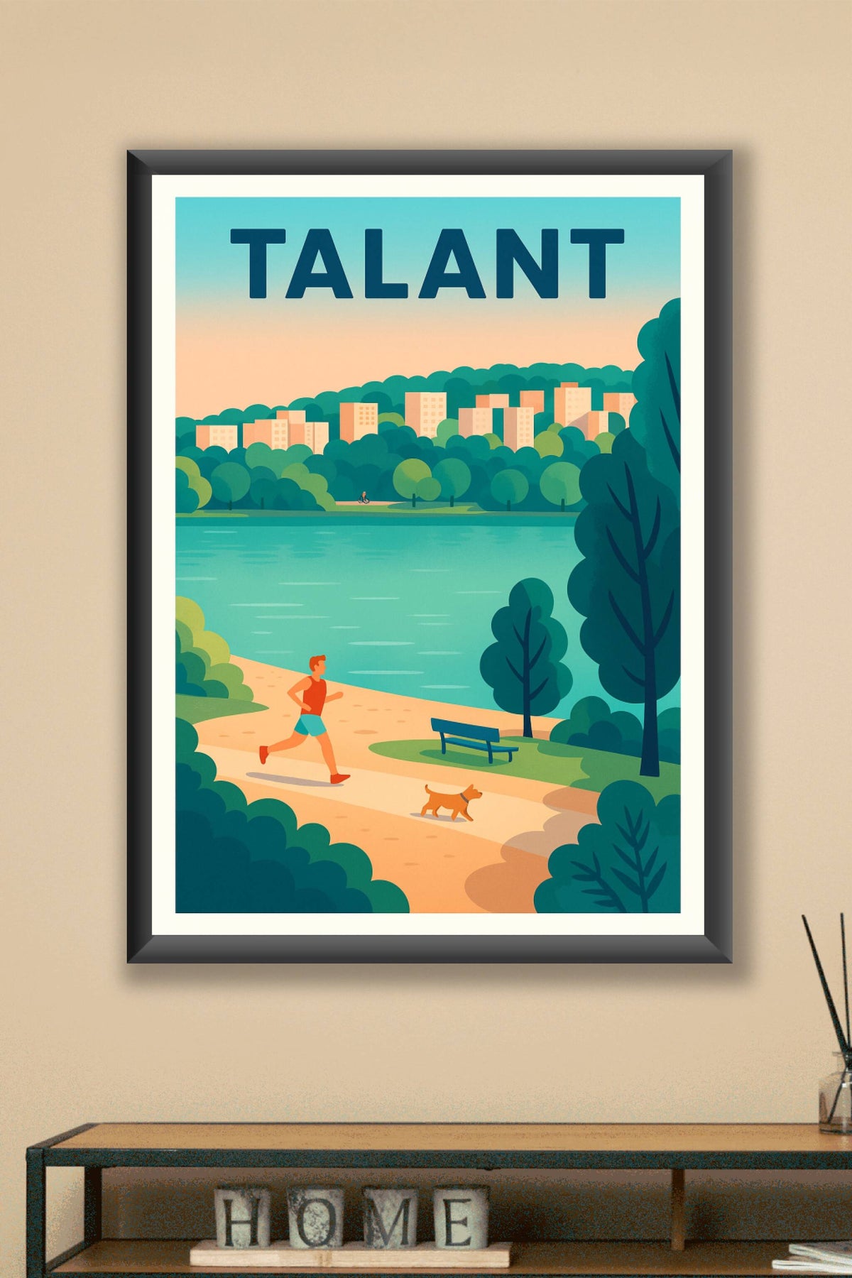 Affiche de Talant - Harmonie entre nature et ville