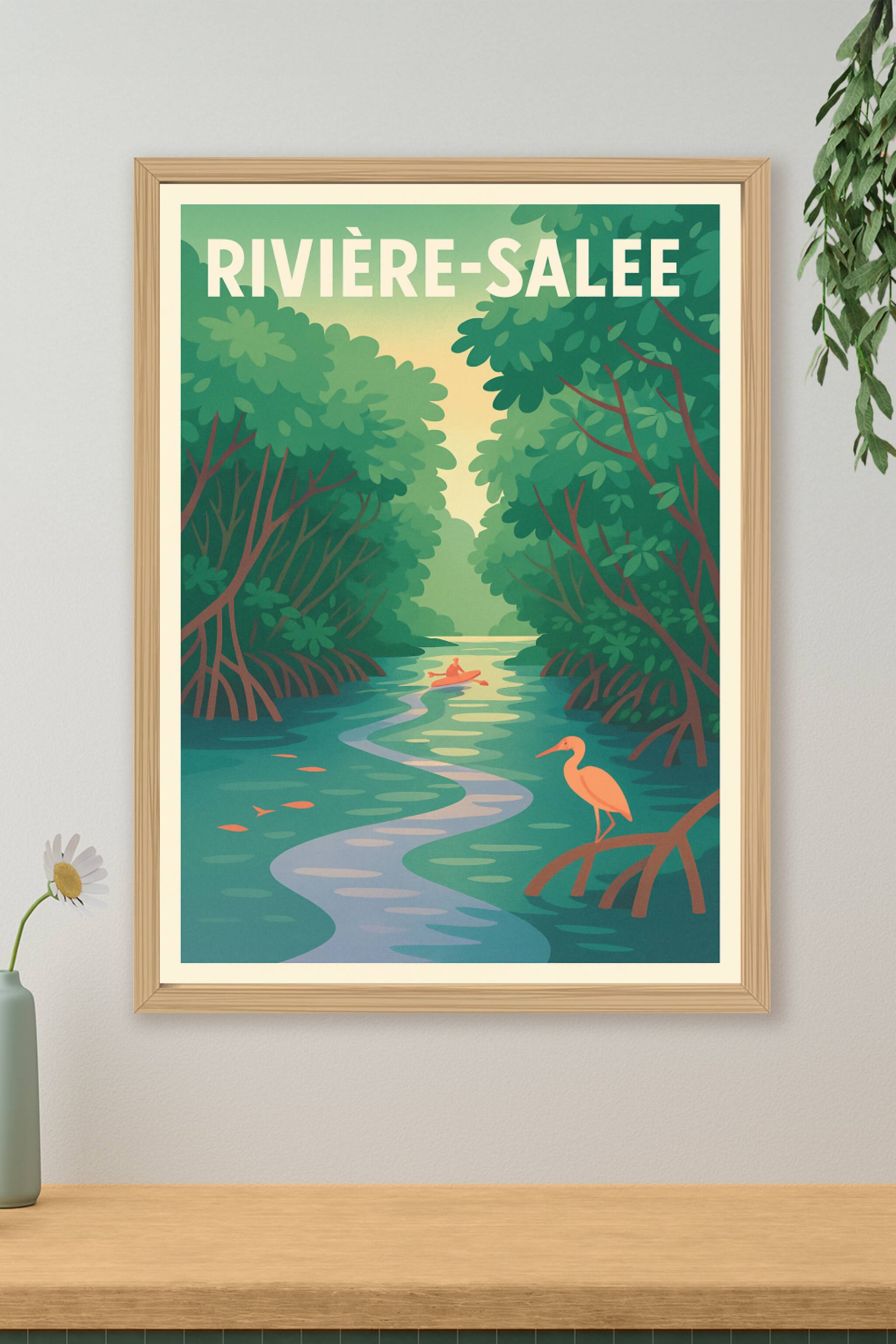 Affiche de Rivière-Salée - Évasion Nature au Cœur de la Mangrove