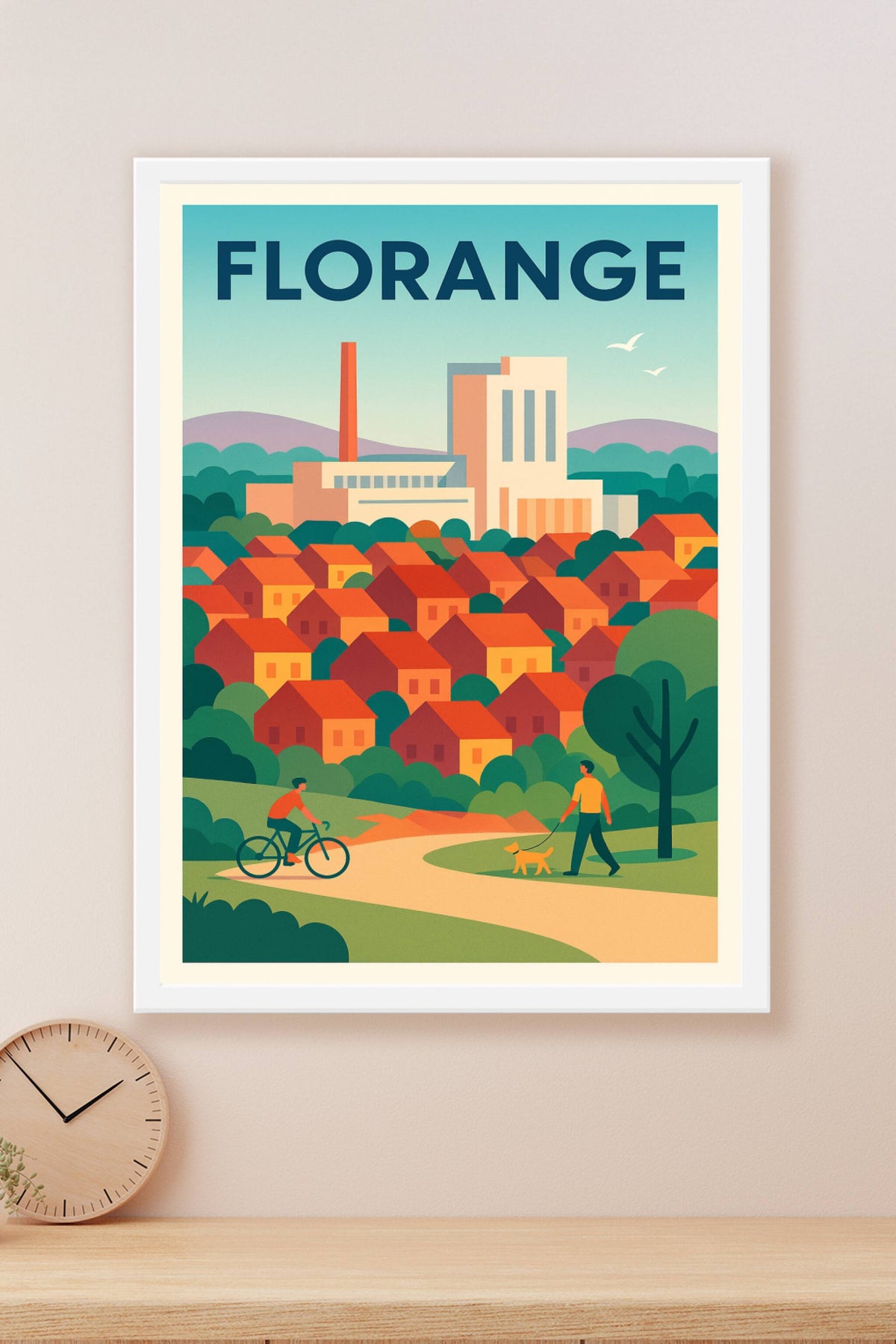 Affiche de Florange - Douceur urbaine et nature apaisante