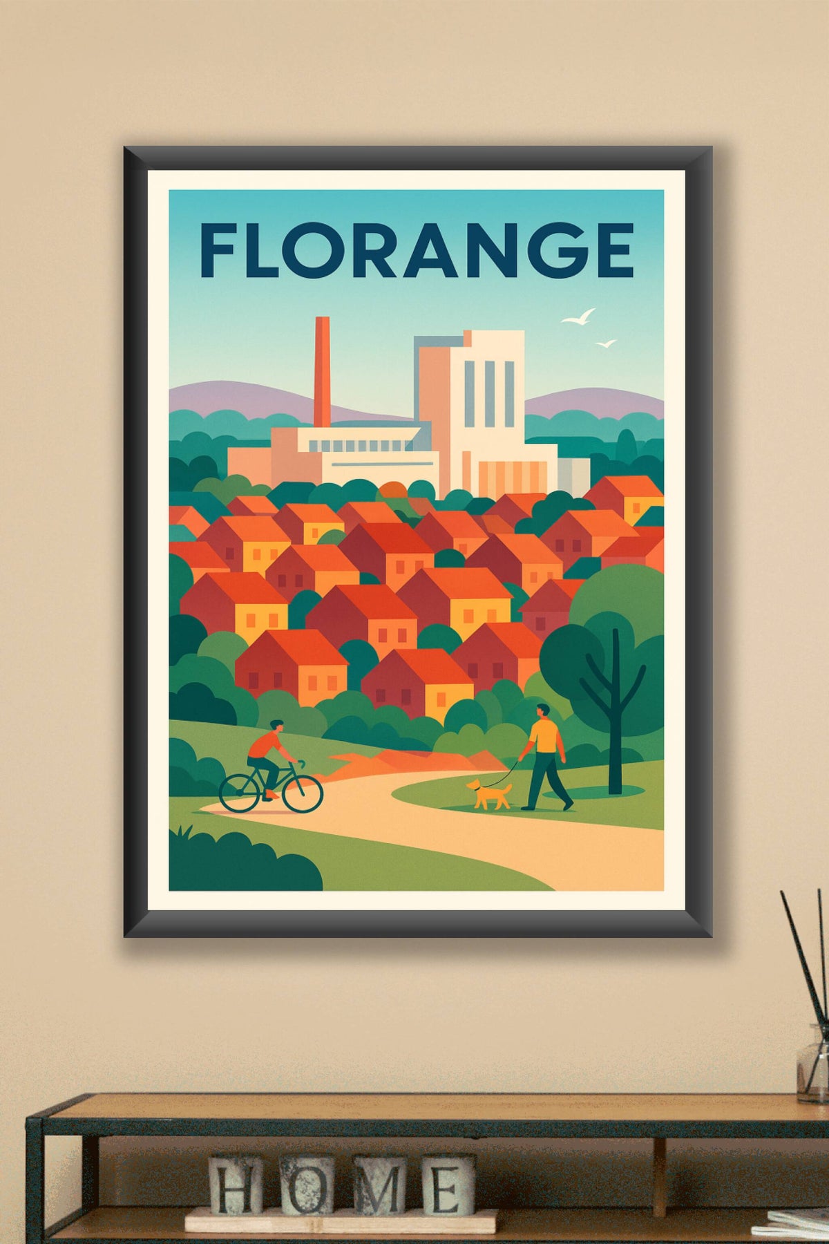 Affiche de Florange - Douceur urbaine et nature apaisante