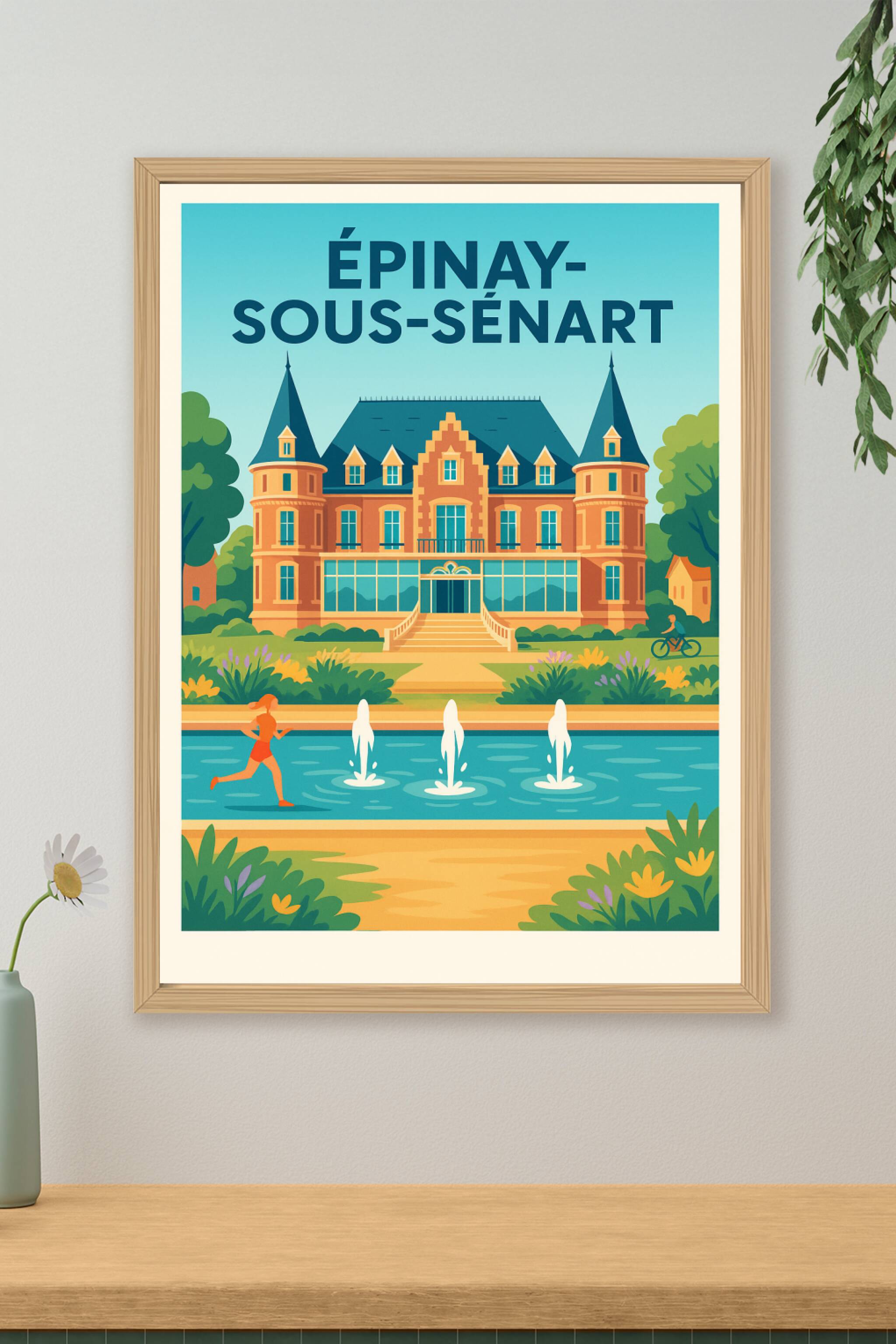 Affiche de Épinay-sous-Sénart - Élégance et Sérénité au Château